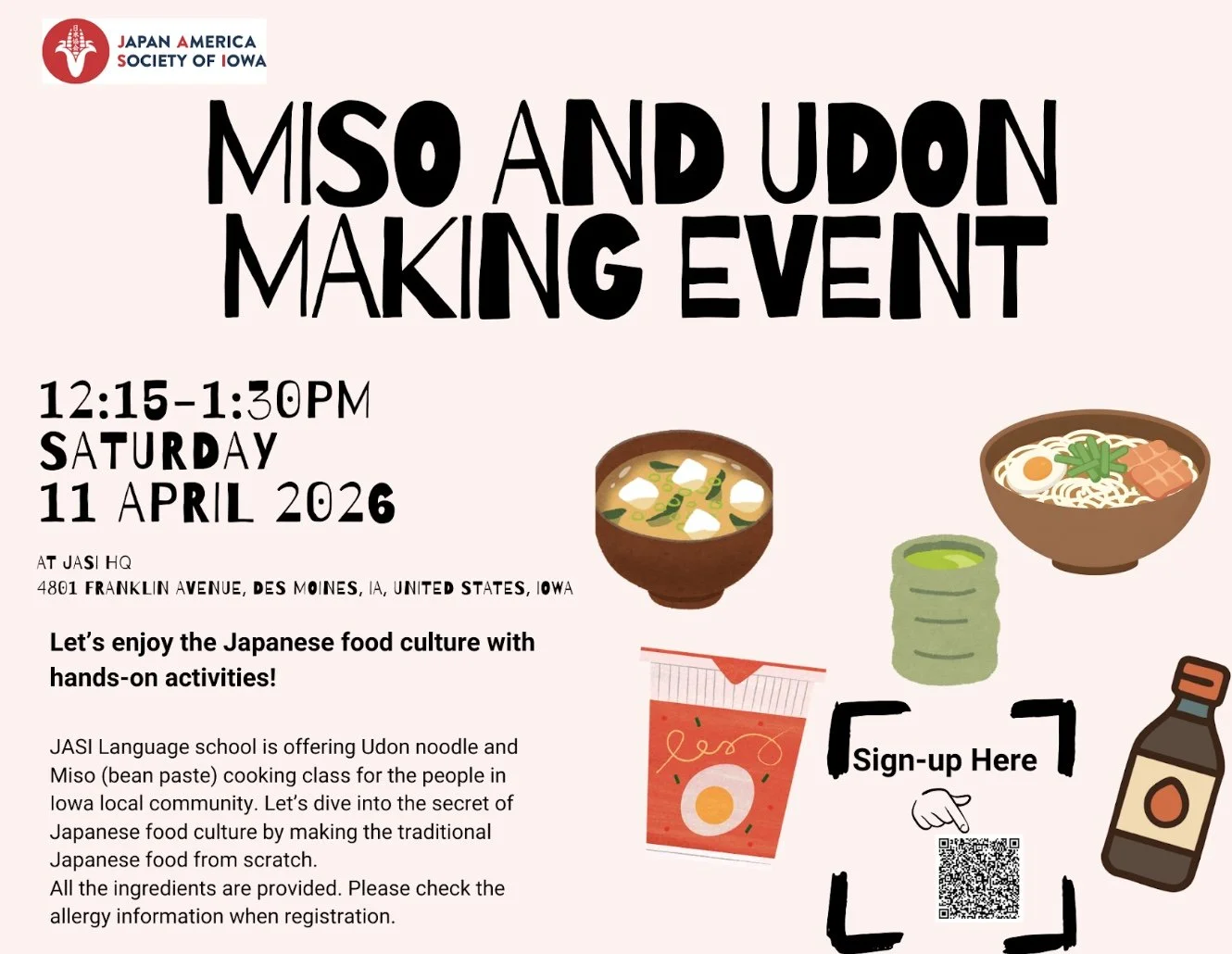 Miso and Udon Making Event