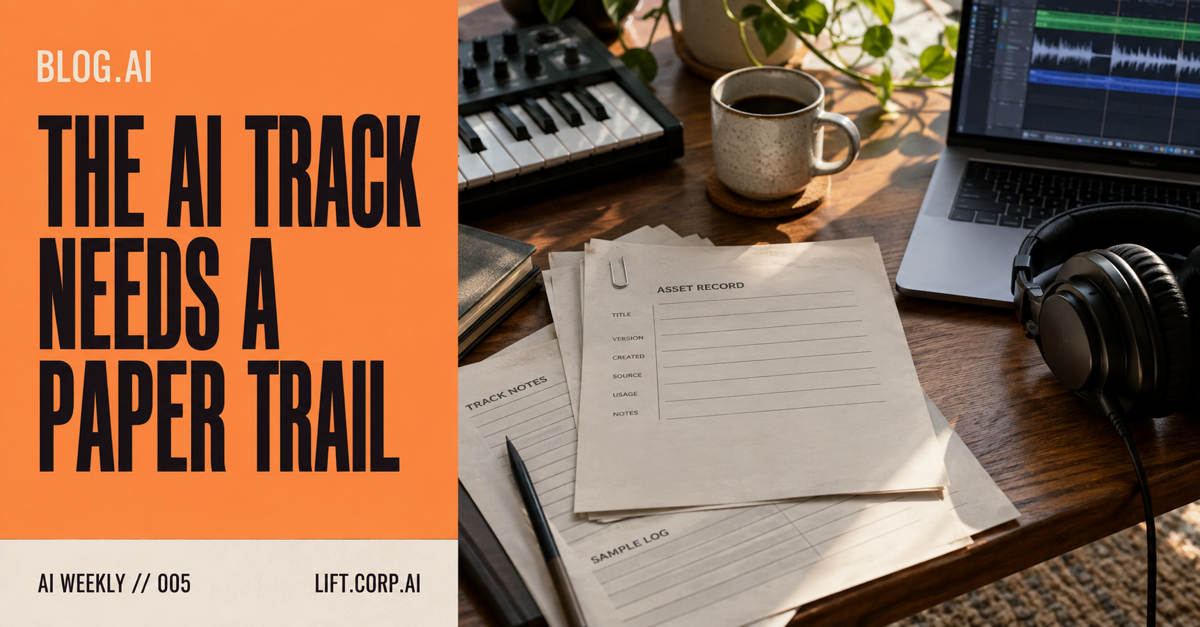 The AI track needs a paper trail