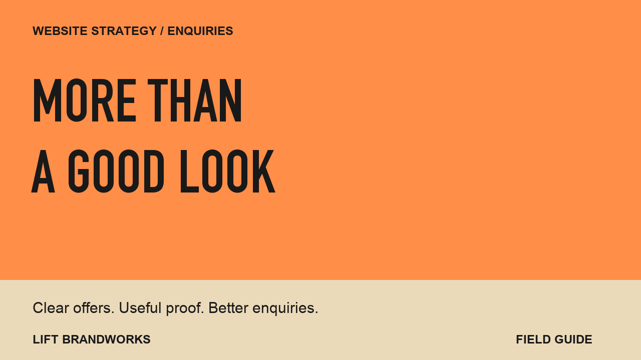 How to turn website visitors into enquiries