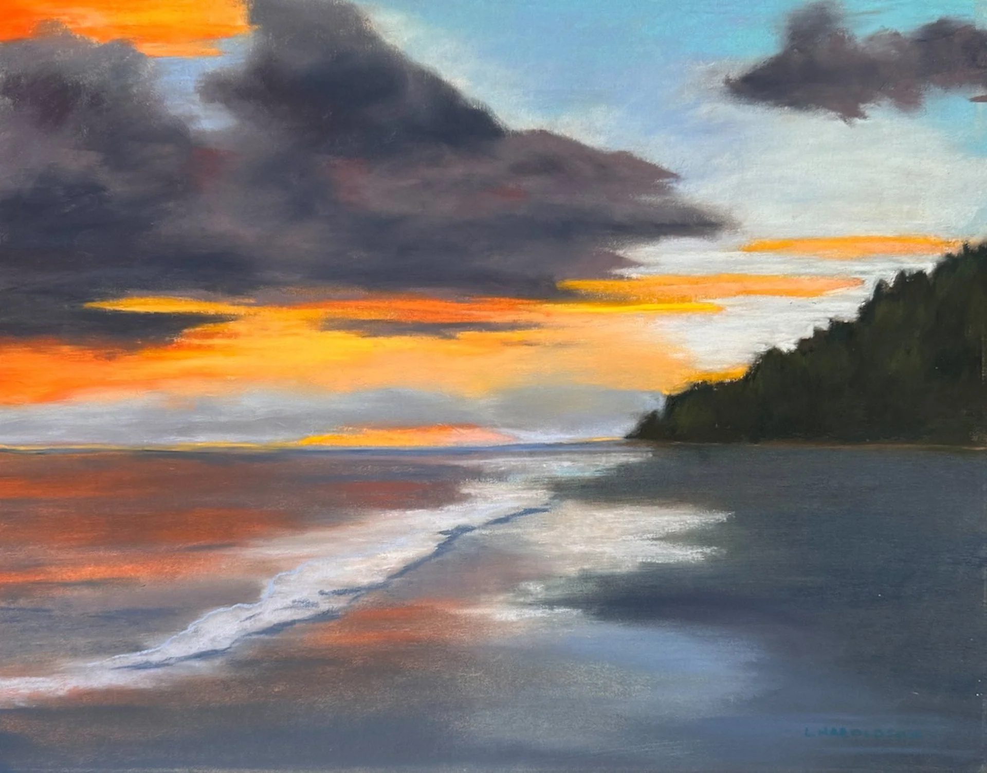 Evening storm in Waimea