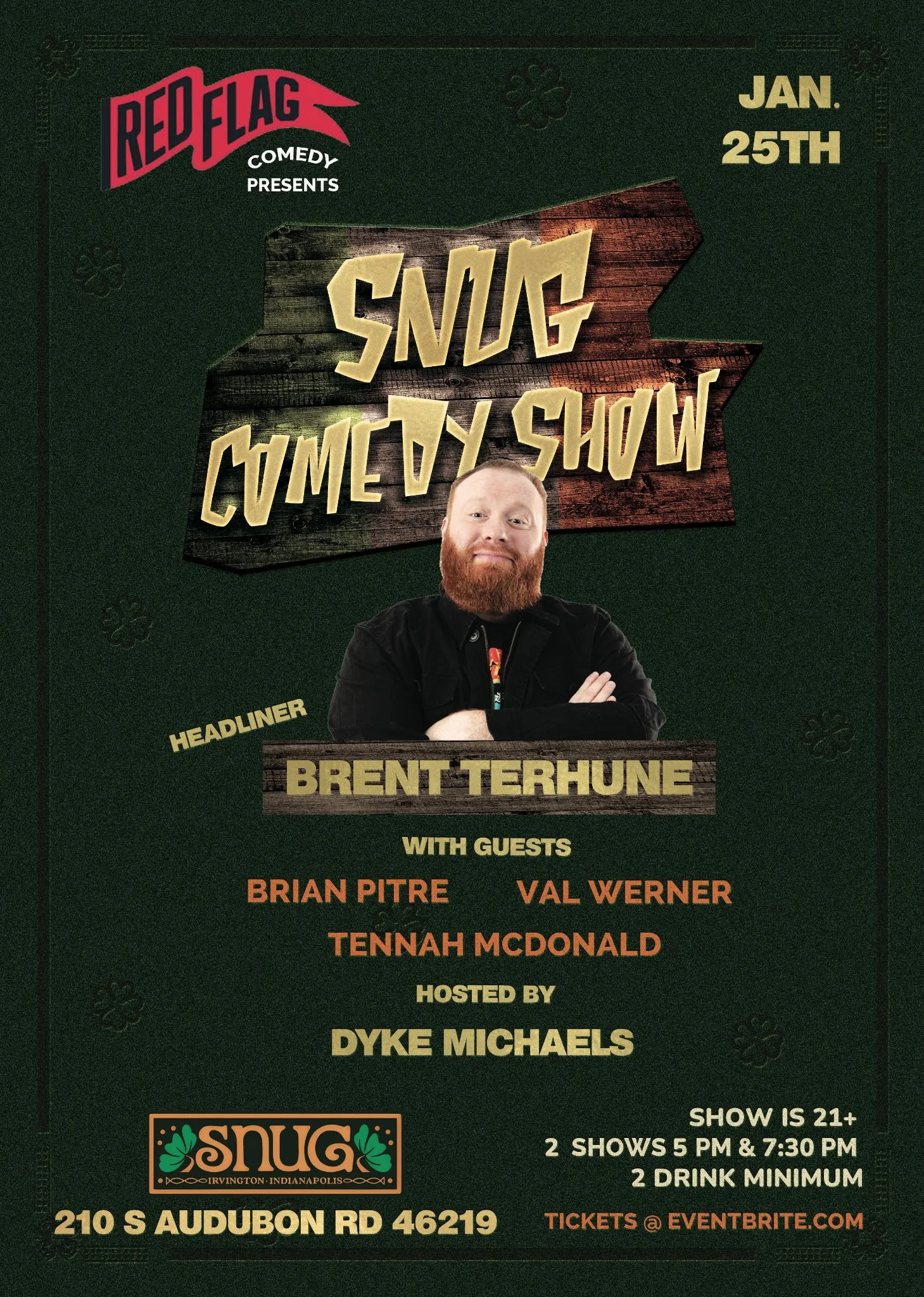 SNOWED OUT: Red Flag Comedy Show 7:30 pm