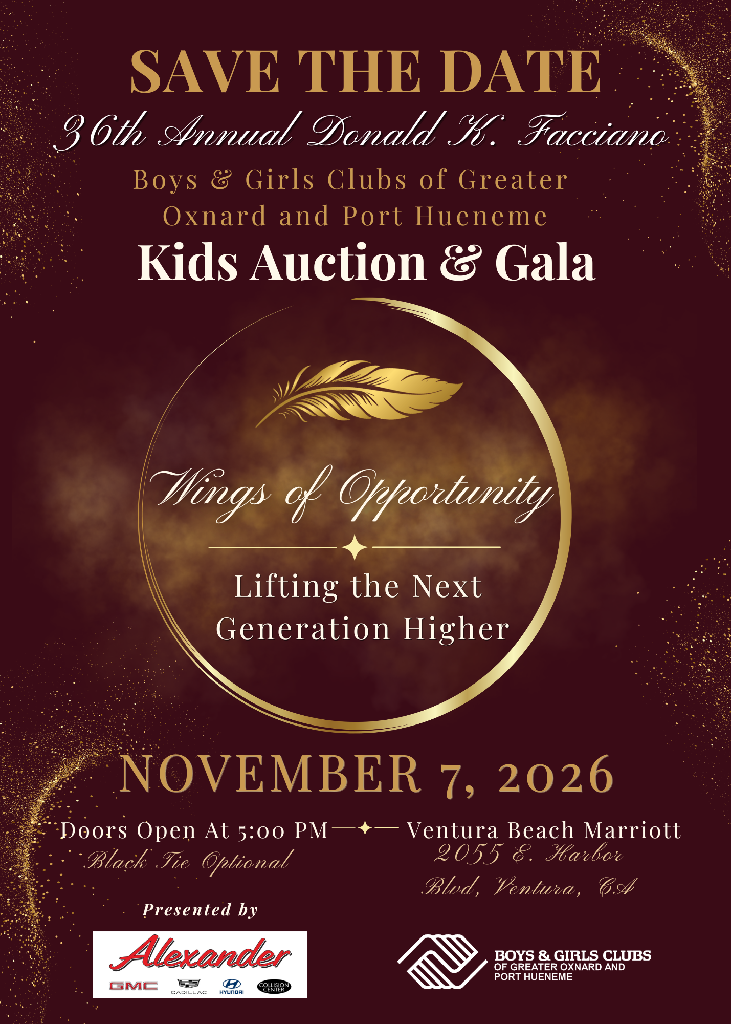 36th Annual Donald K. Facciano Kids Auction & Gala 