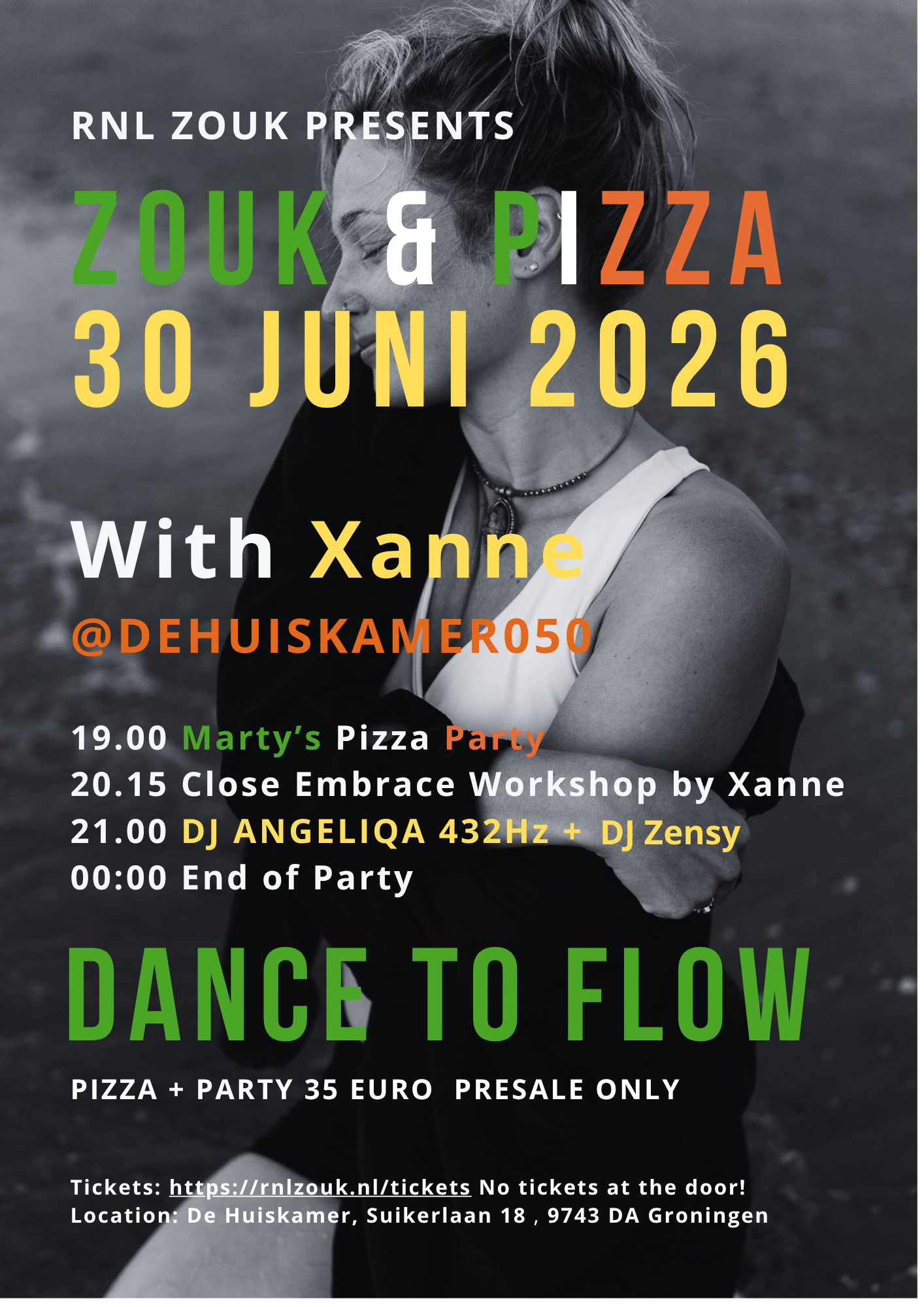 ZOUK &amp; PIZZA PARTY WITH XANNE