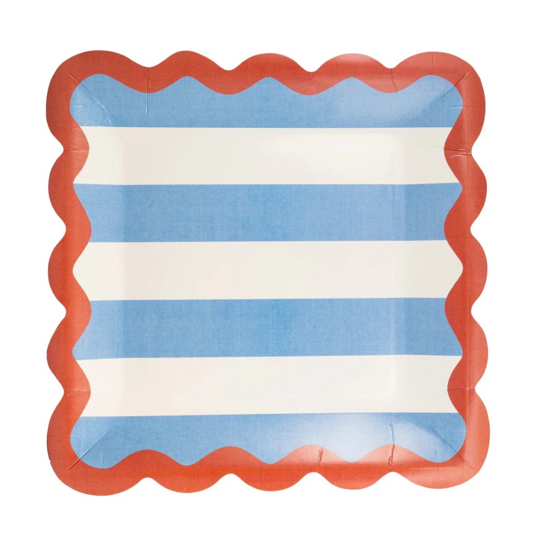 Hamptons Stripes Plate