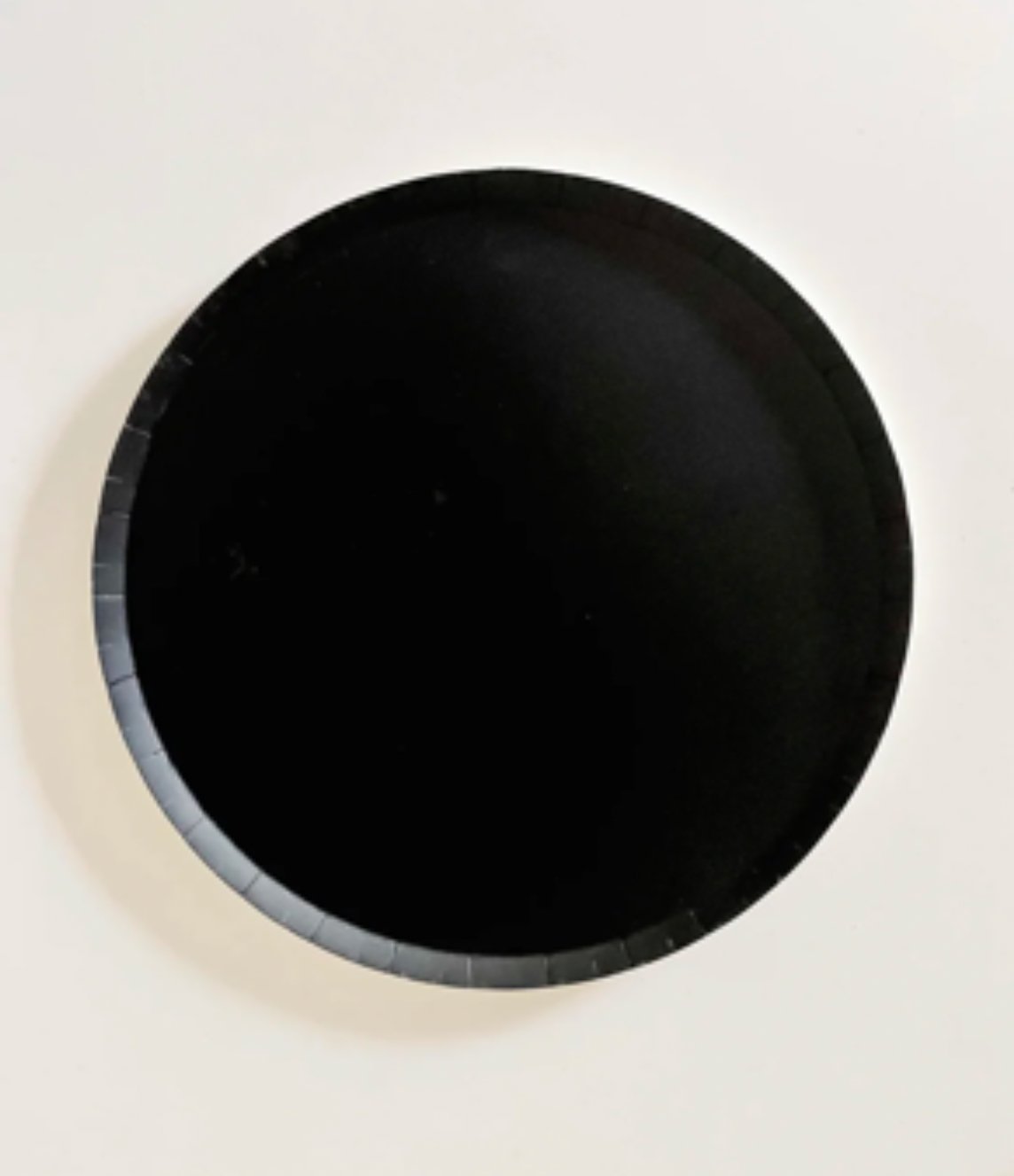 Matte Black Party Plate