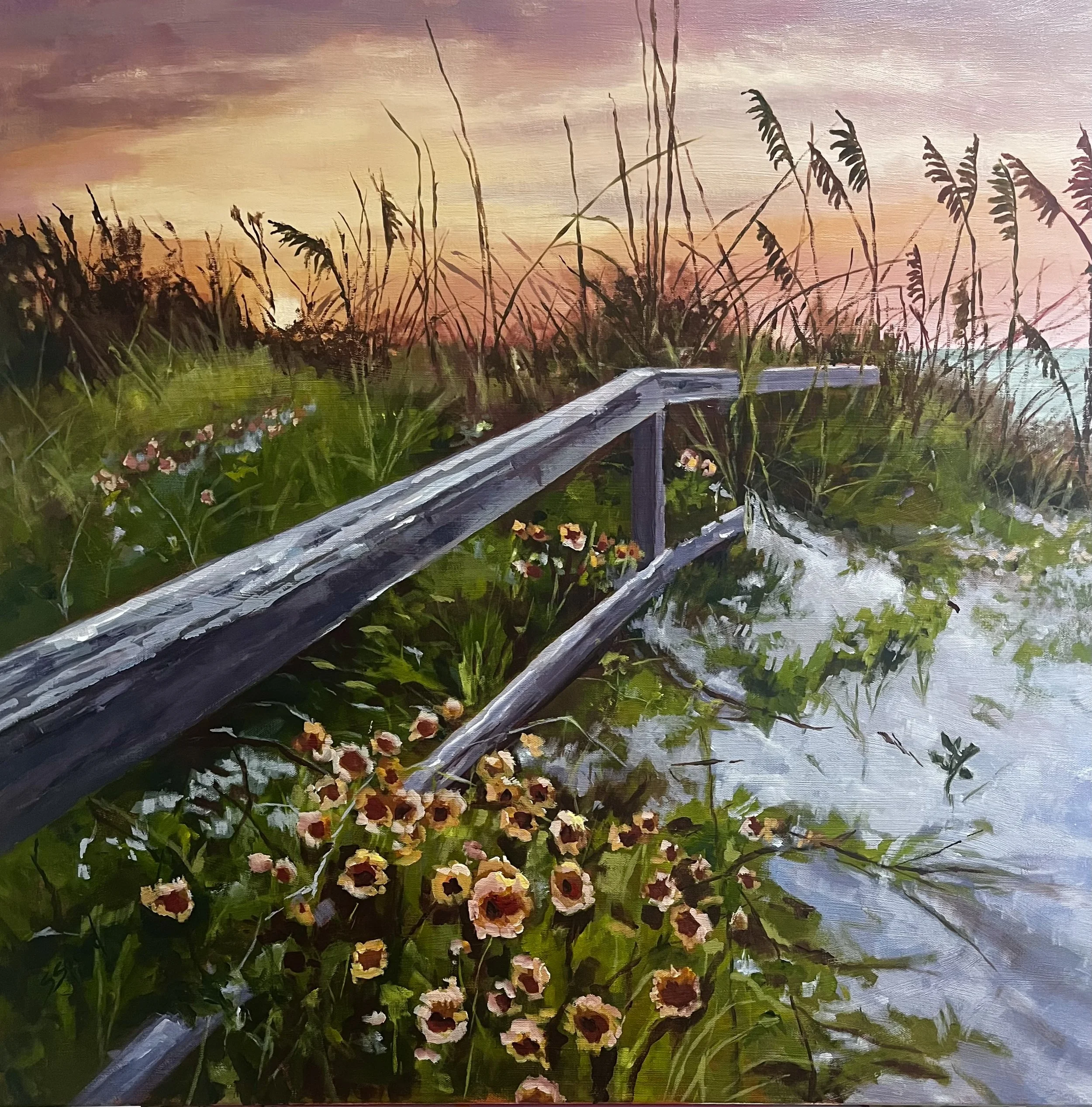 NFS "Almost There" -30 x 30 Acrylic on wrapped canvas