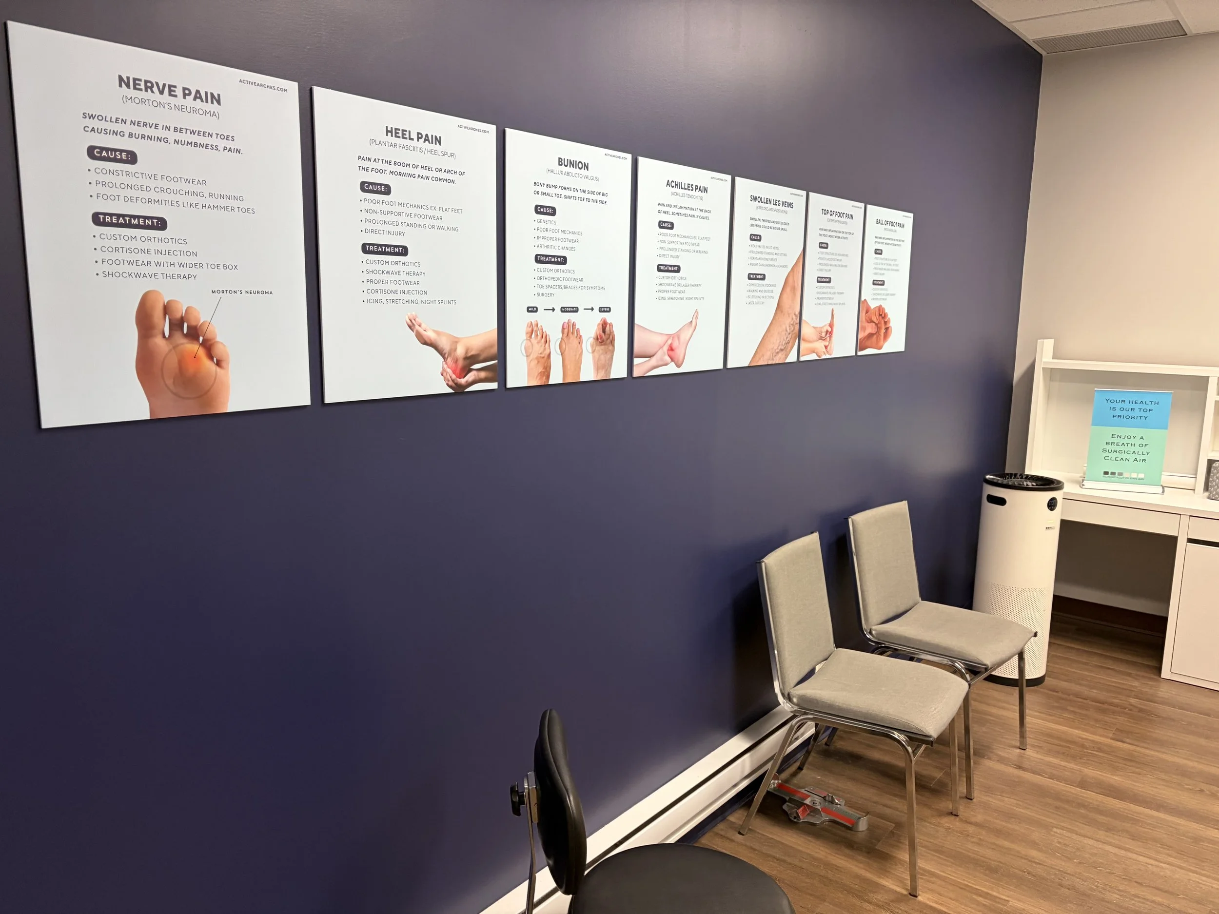 Treatment waiting room