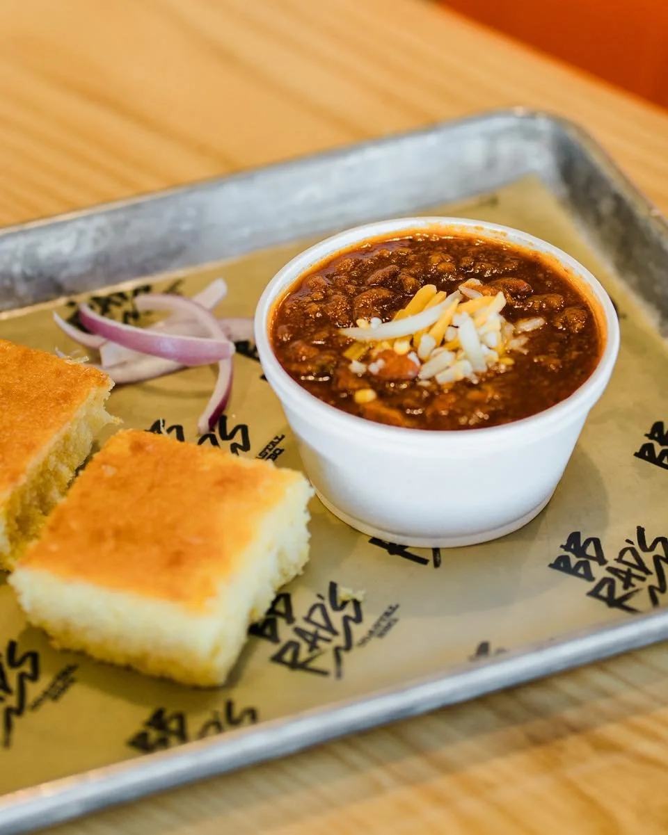 No joke, cold weather is HERE in Florida! 🥶 Come warm up with a brisket chili at BB Rad&rsquo;s! 🌶️🤙