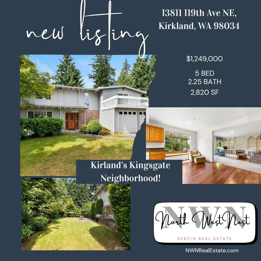🚨 Two Incredible New Listings Just Launched!
⁣
🏡 Kingsgate, Kirkland &ndash; First time on the market in 50+ years! A rare chance to make this classic home your own &amp; build serious equity in a sought-after neighborhood.
⁣
🏰 Historic Rucker Ave