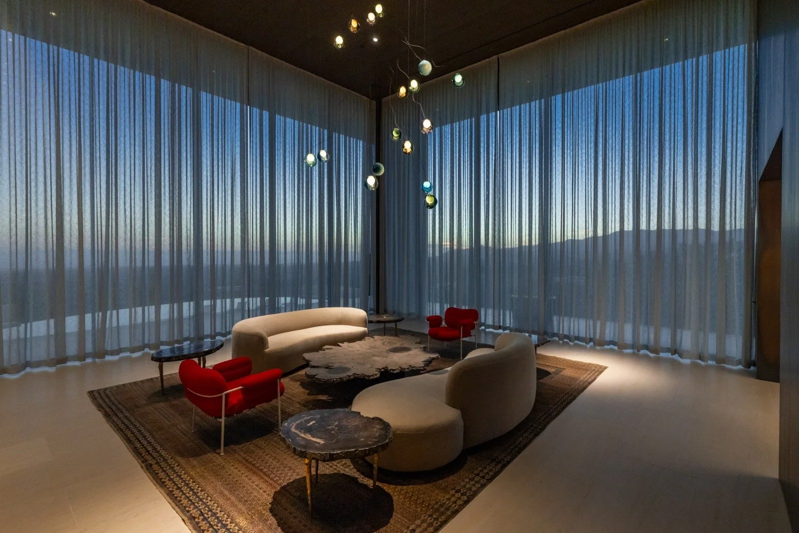684-Firth-Brentwood-CA-LA-Lounge-Room-Full-Height-Curtains-Organic-Chandelier-Curved-Sofas-Sunset-View-Roderick-Builders-Modern-Home.JPG