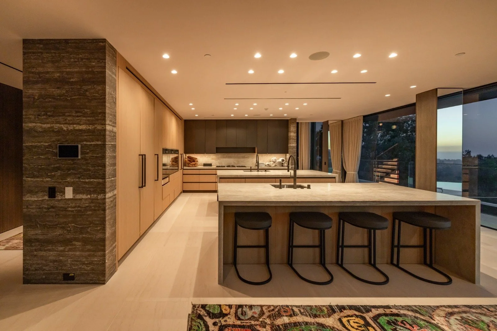 684-Firth-Brentwood-CA-LA-Kitchen-Dual-Islands-Stone-Cladding-Wood-Cabinetry-Gaggenau-Appliances-Roderick-Builders-Modern-Home.JPG