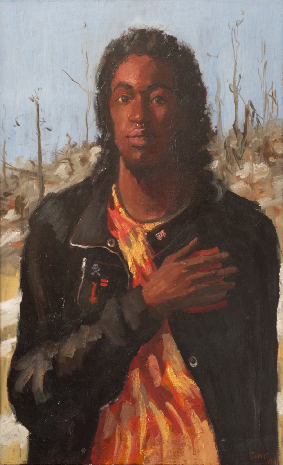 Pledge of Allegiance
Oil on Linen
24 x 39 inches
2019