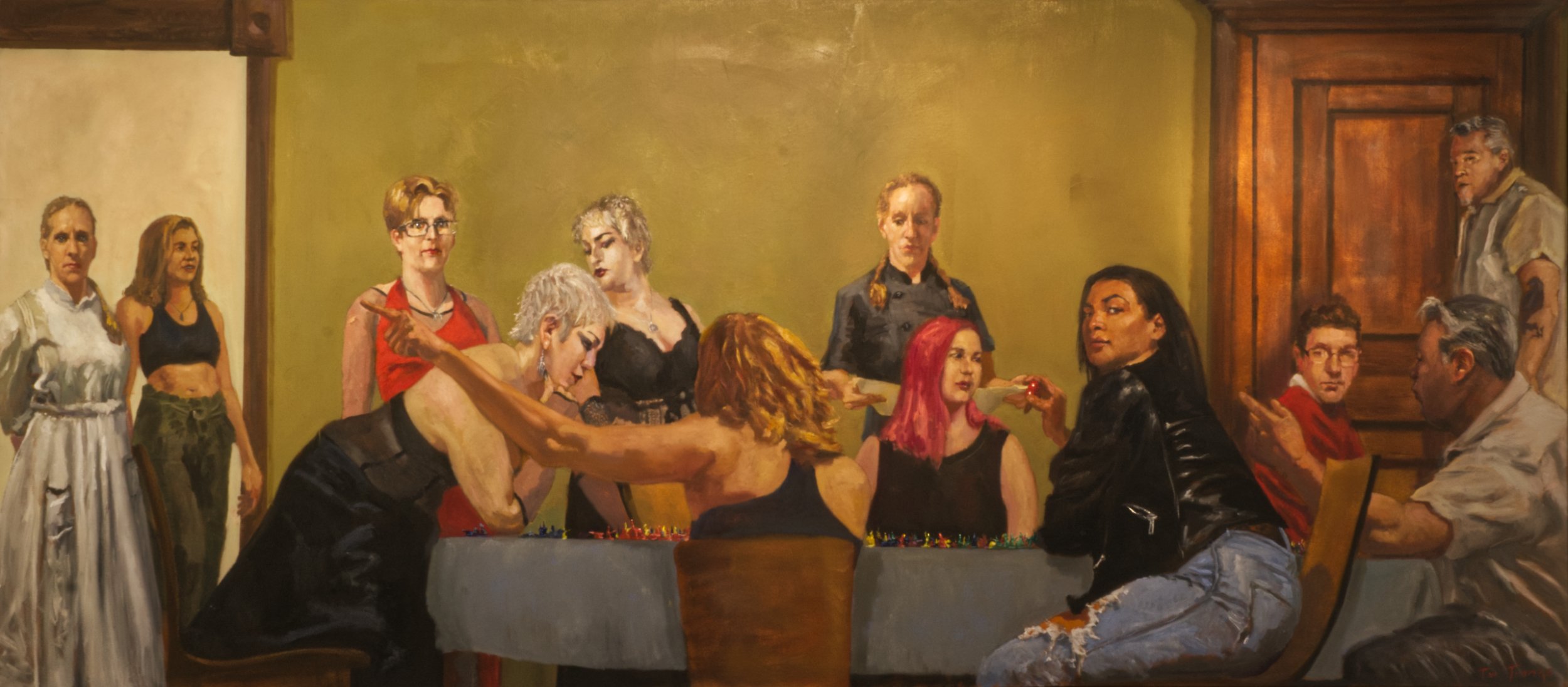 Security Risk
Oil on Canvas
109 x 48 inches
2021