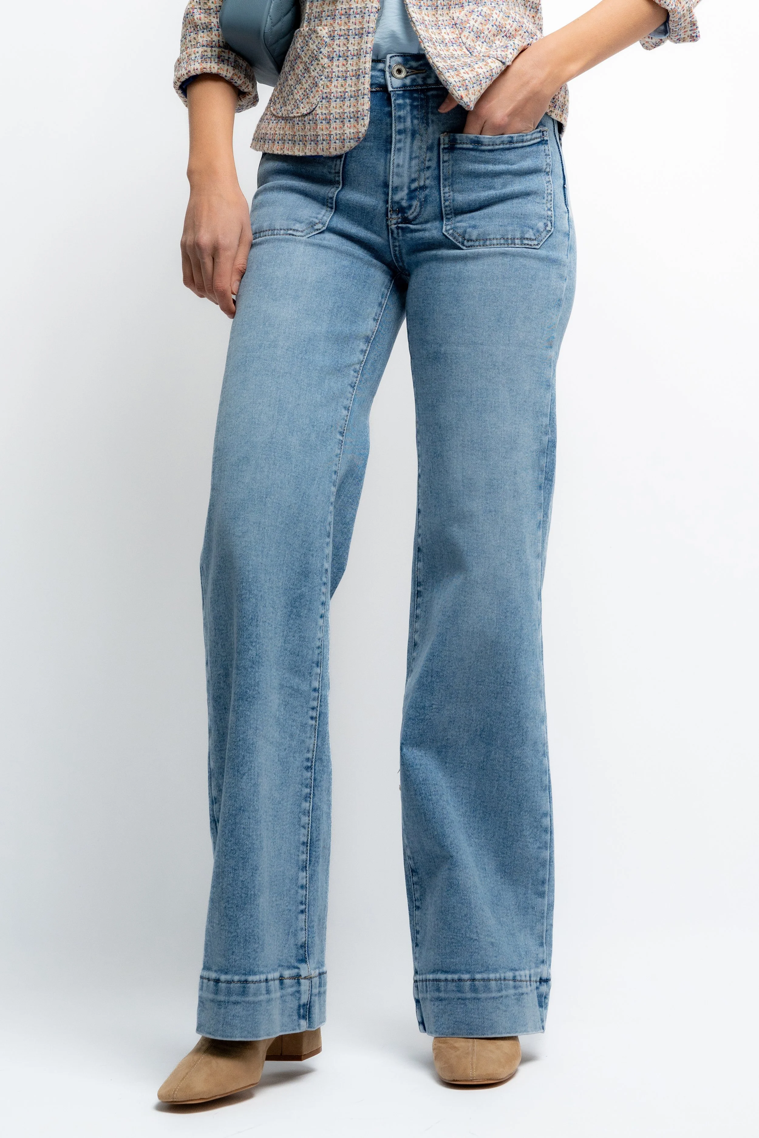 Vaquero Light Campana Bolsillos