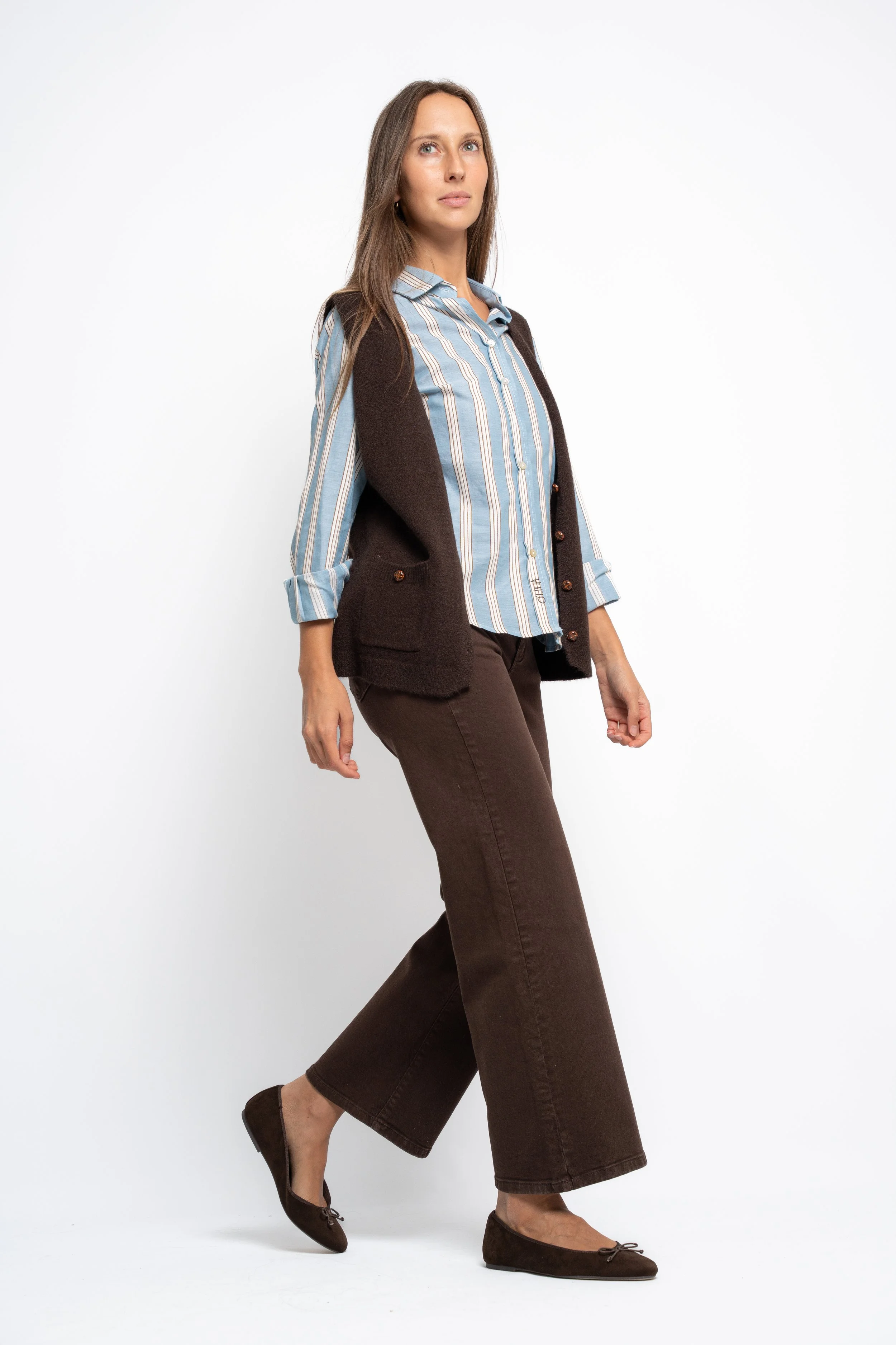 Pantalón Tobillero Marrón