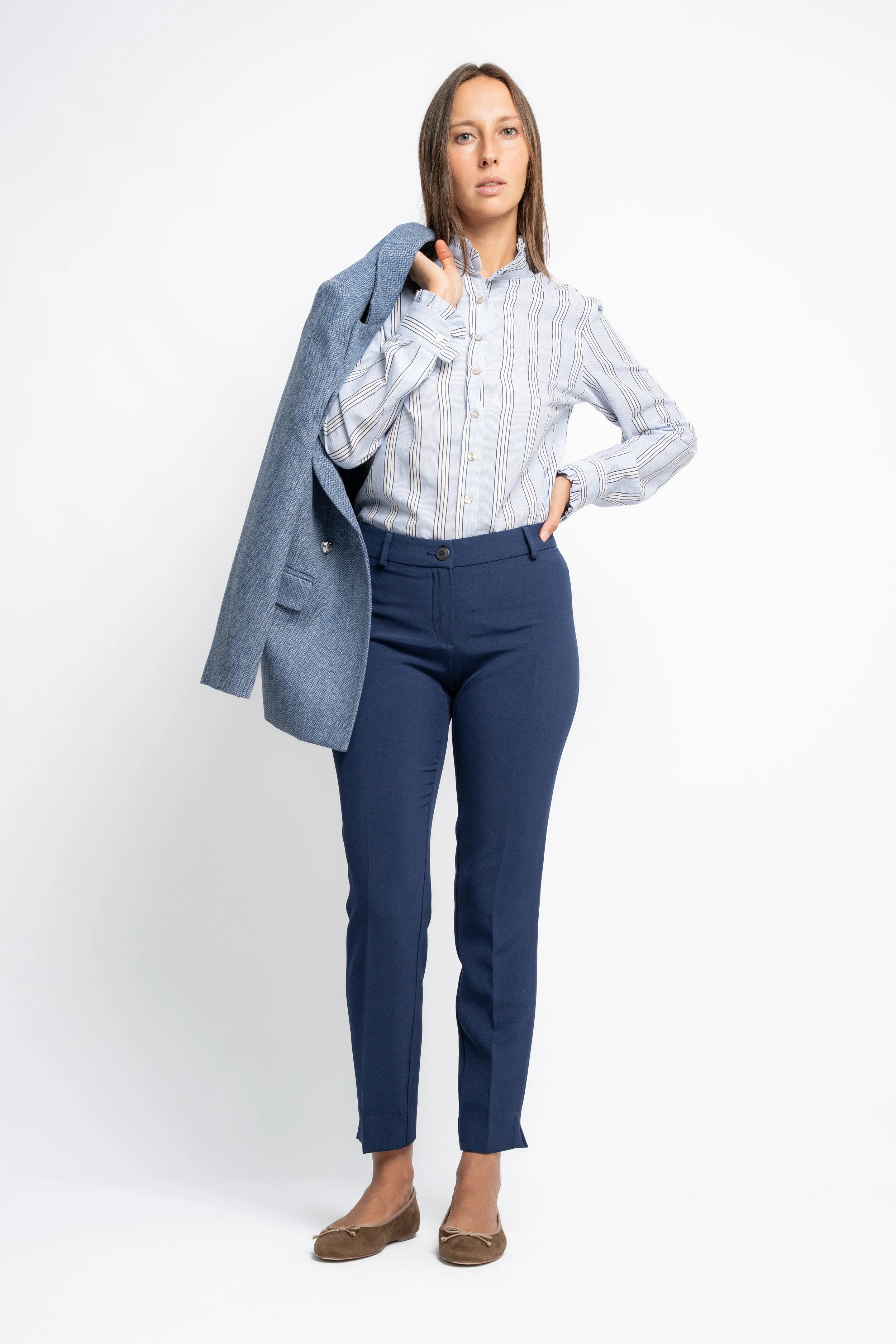 Pantalón Pitillo Azul Marino