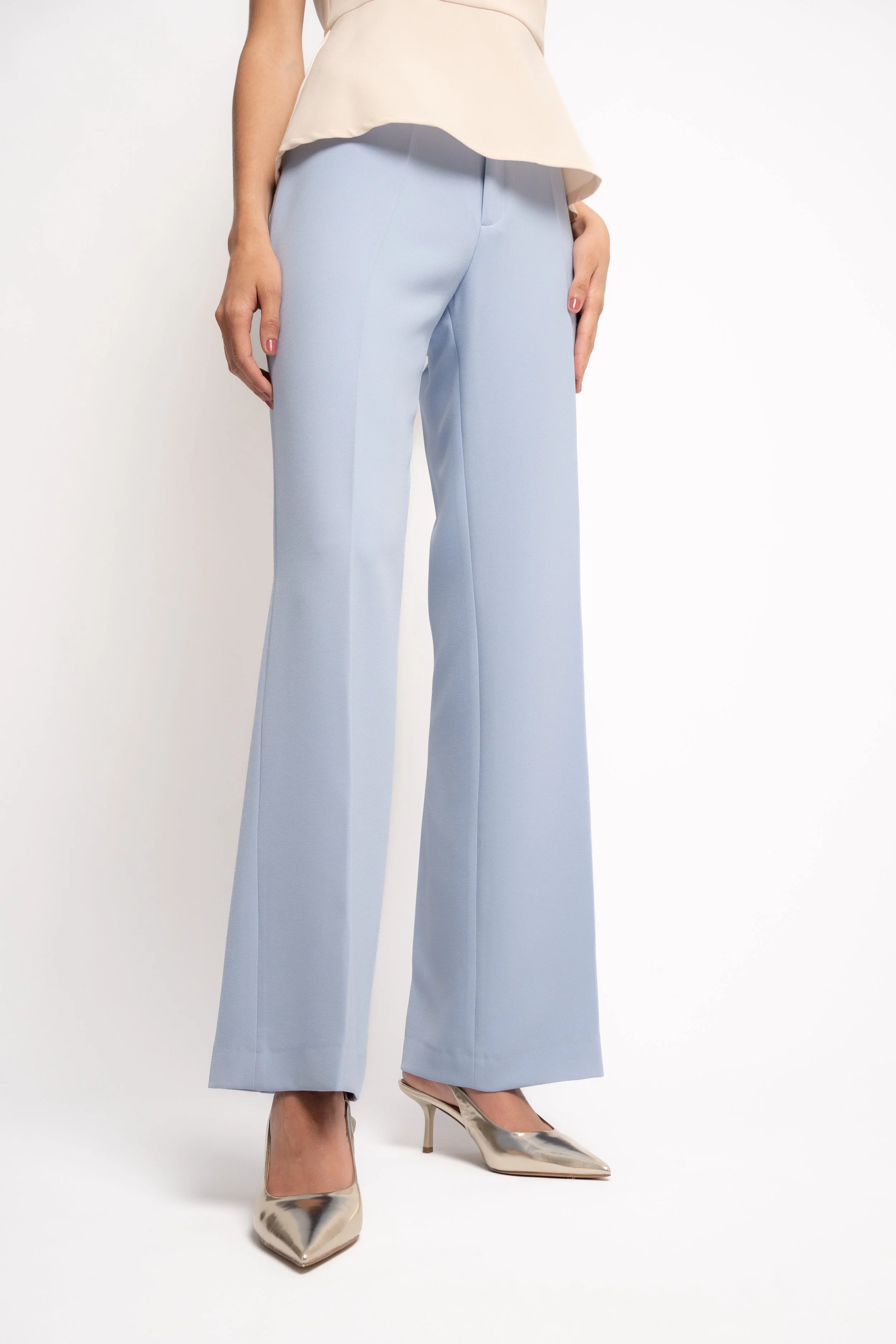 Pantalón Palazzo Azul Celeste