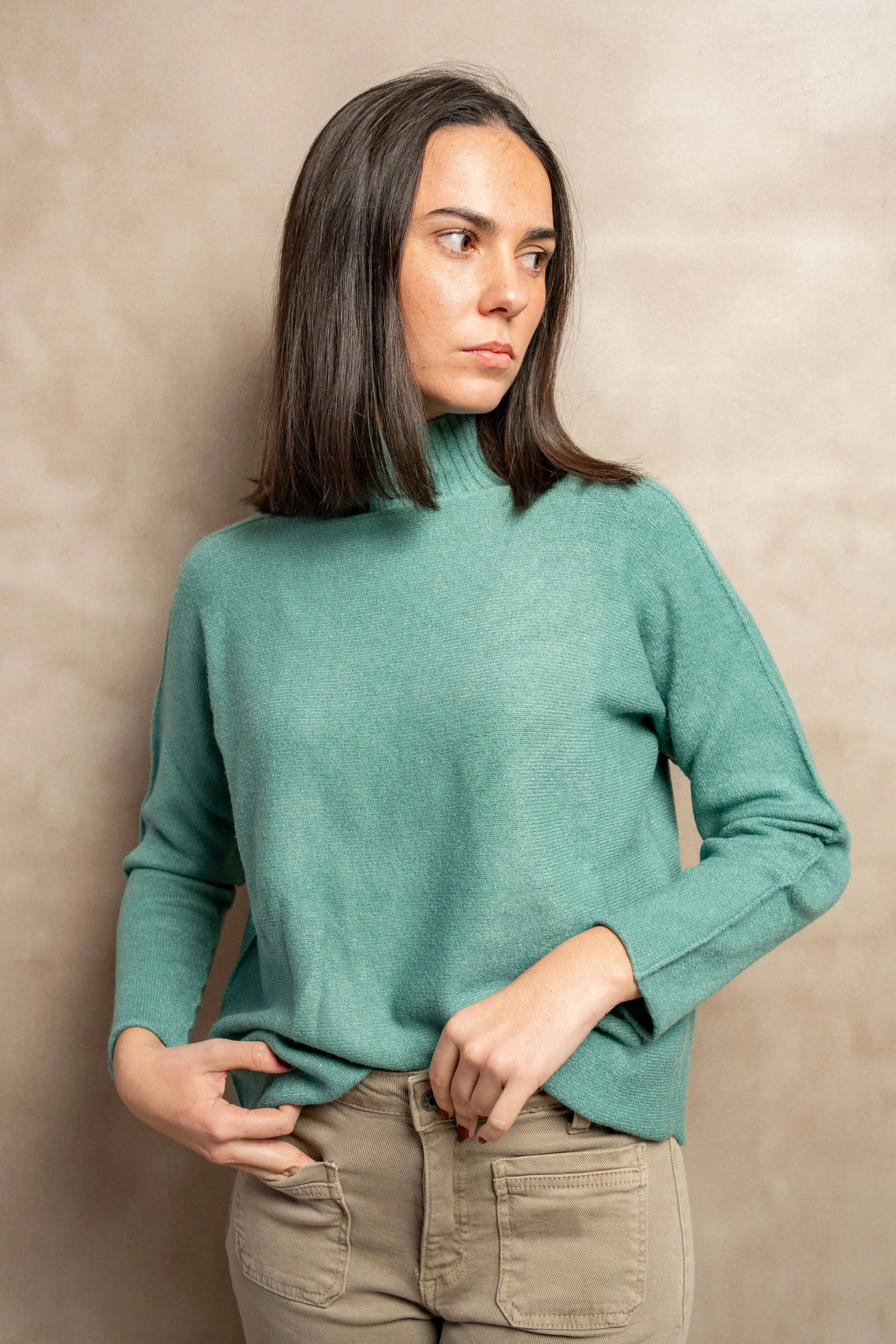 Jersey Belinda Verde Agua