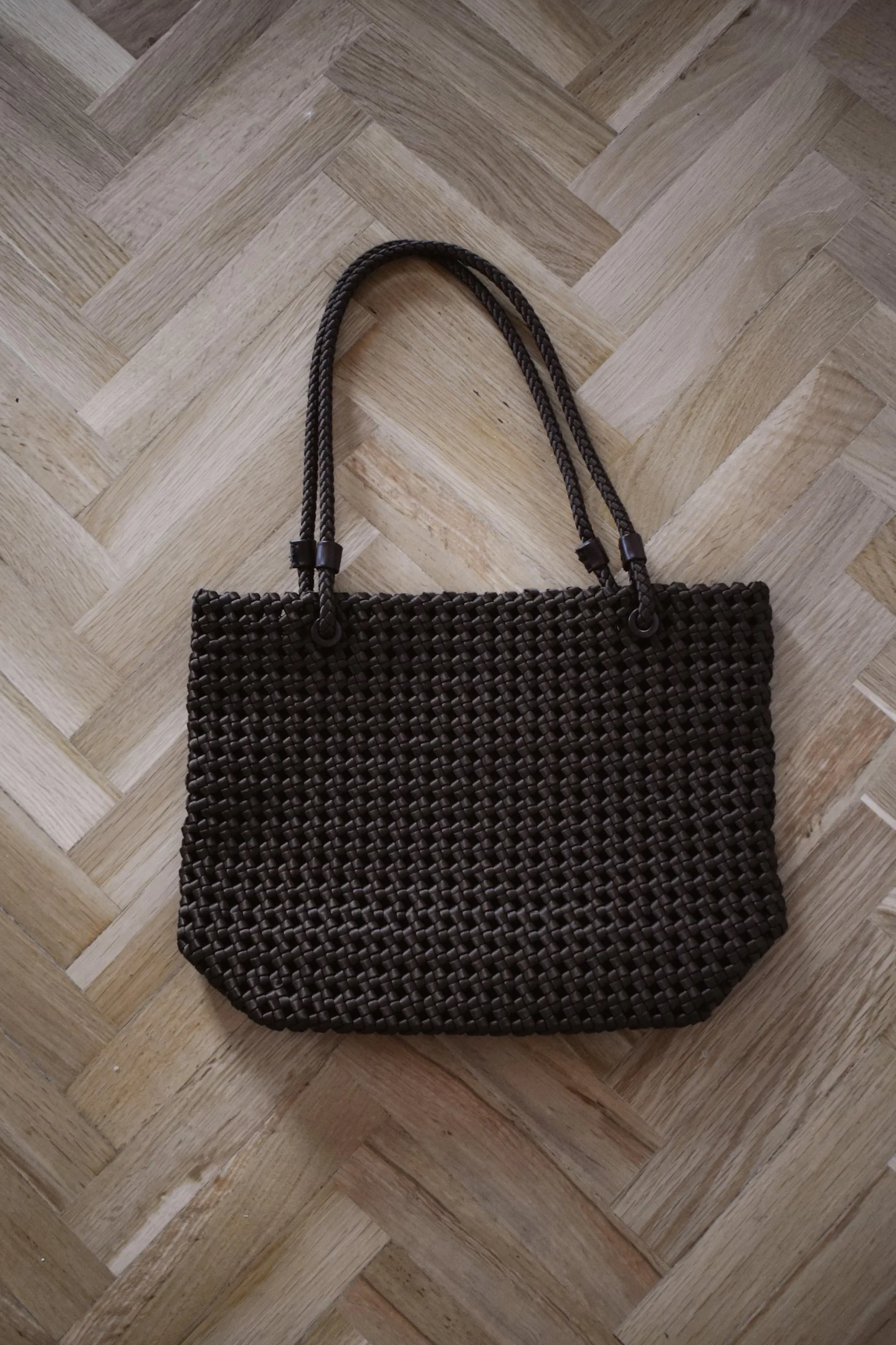 Bolso Macramé Marrón