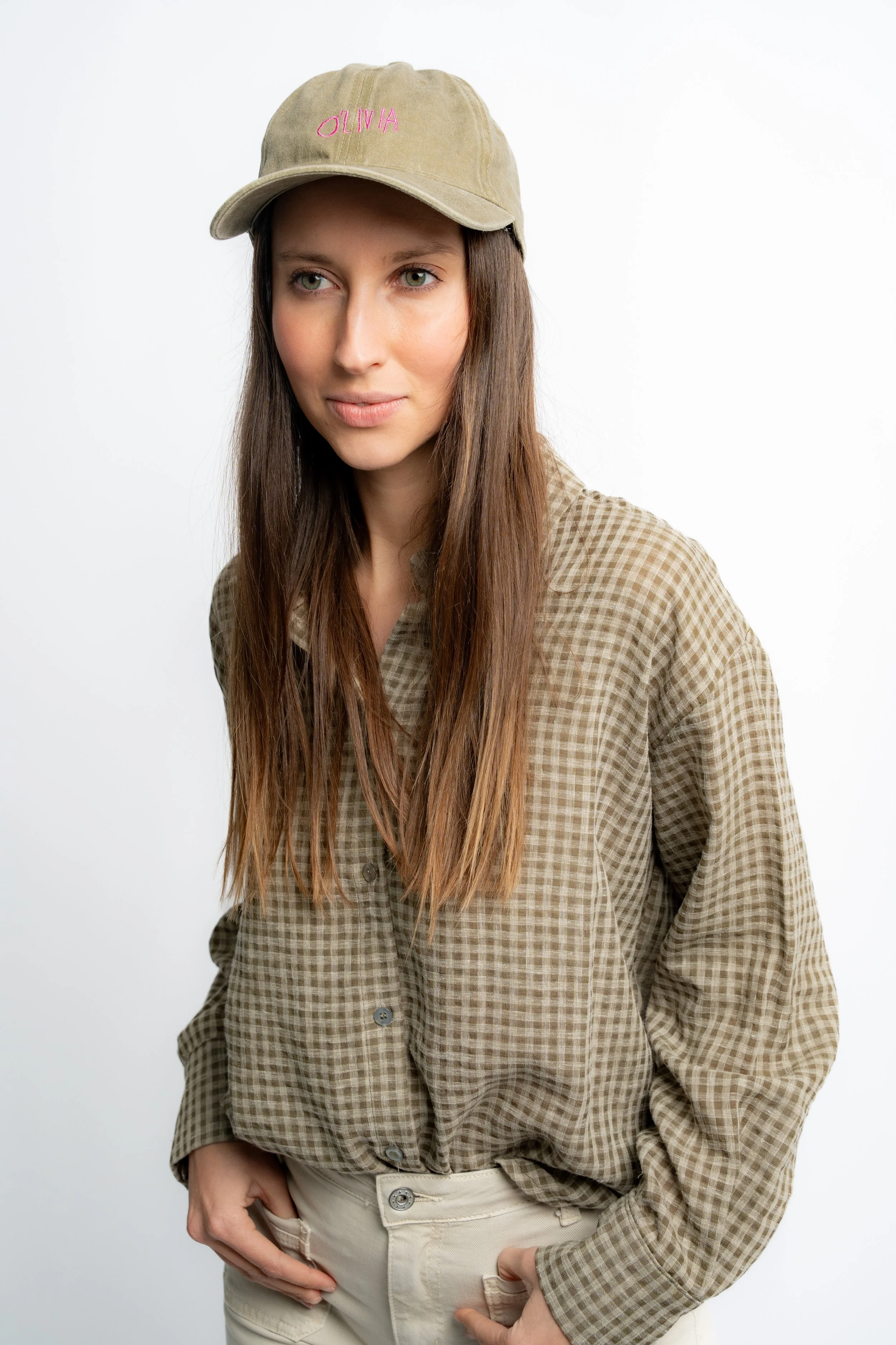 Camisa Oversize Cuadro Vichy Verde