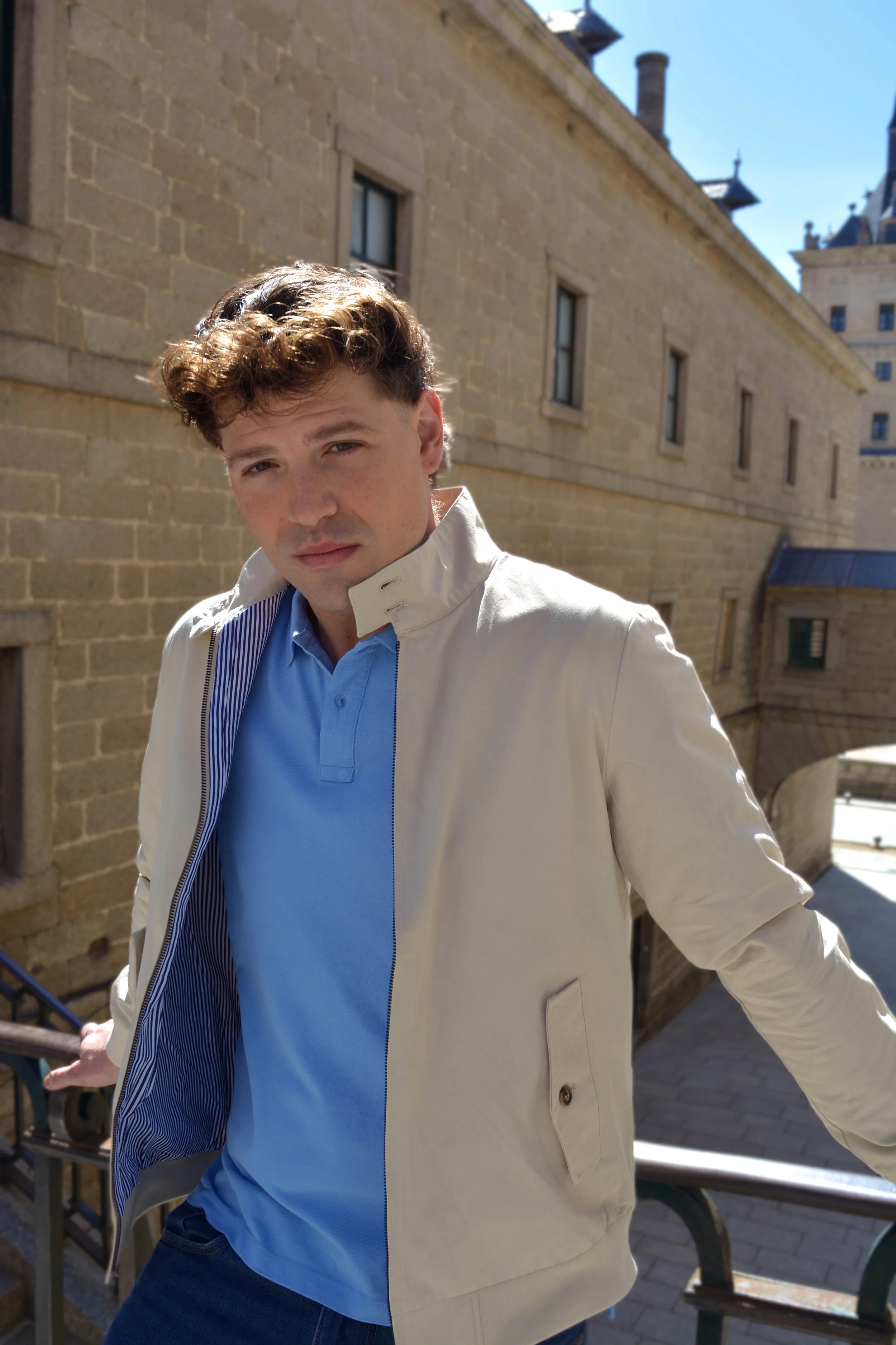 Cazadora Algodón Beige