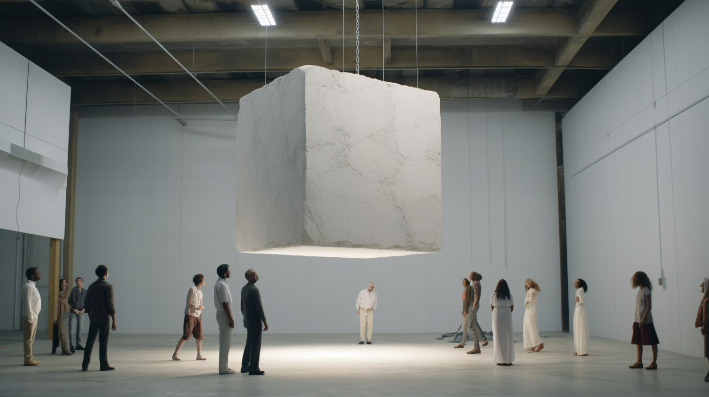 MichaelStott_people_stood_under_a_large_white_piece_of_square_s_1a7dbbdf-3dae-477f-83e2-3136e248cf3b.png