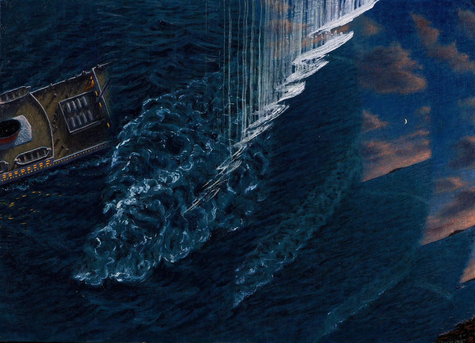 Watching the Furrow [Four Quartets], 2010, oil on canvas, 22 x 30