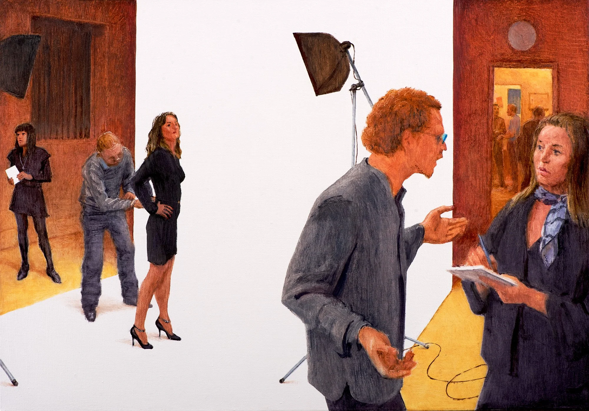 The Phibbs Collection, 2009, oil on canvas, 14 x 22