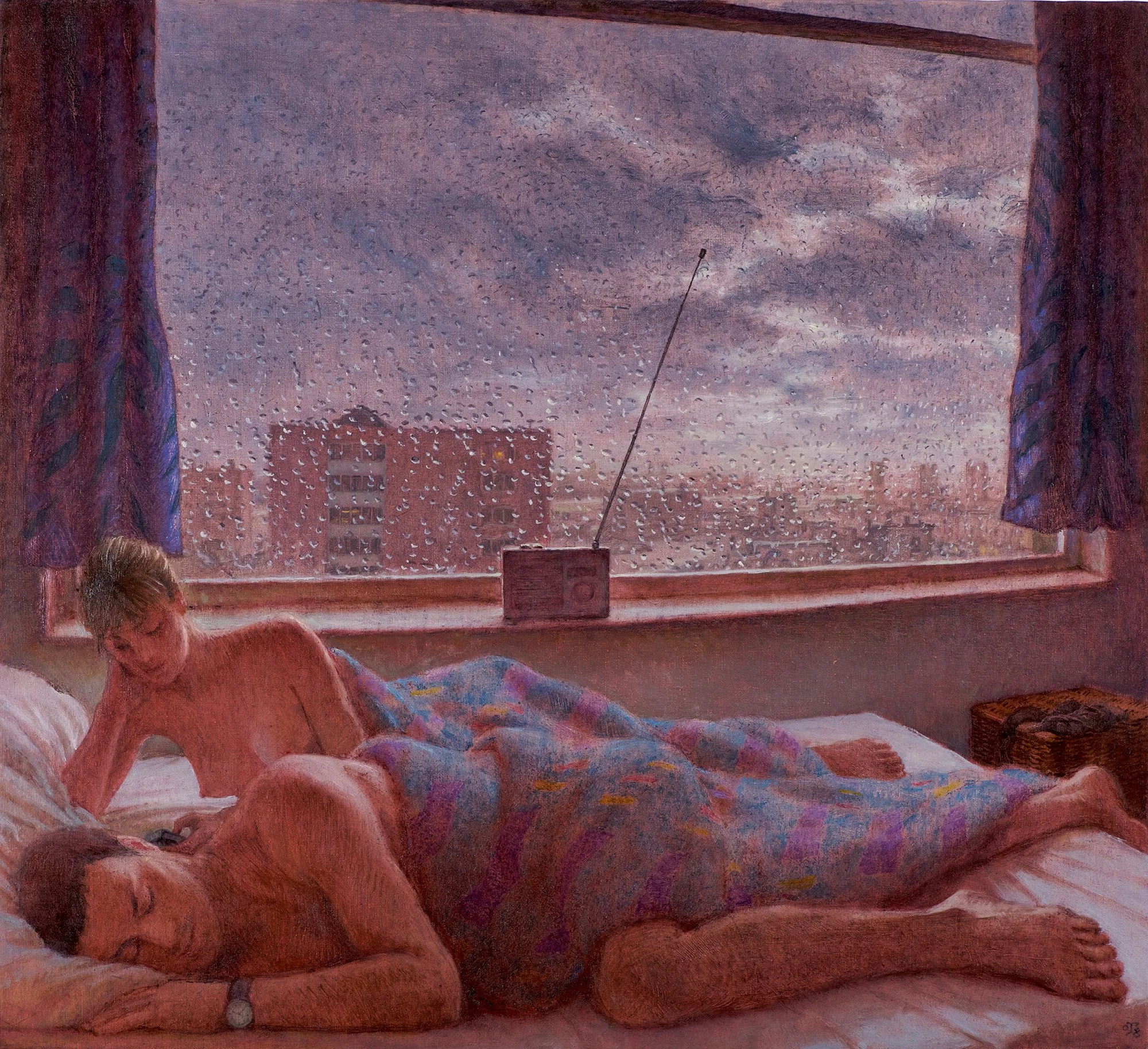 Rain, 2008, oil on canvas, 30 x 34
