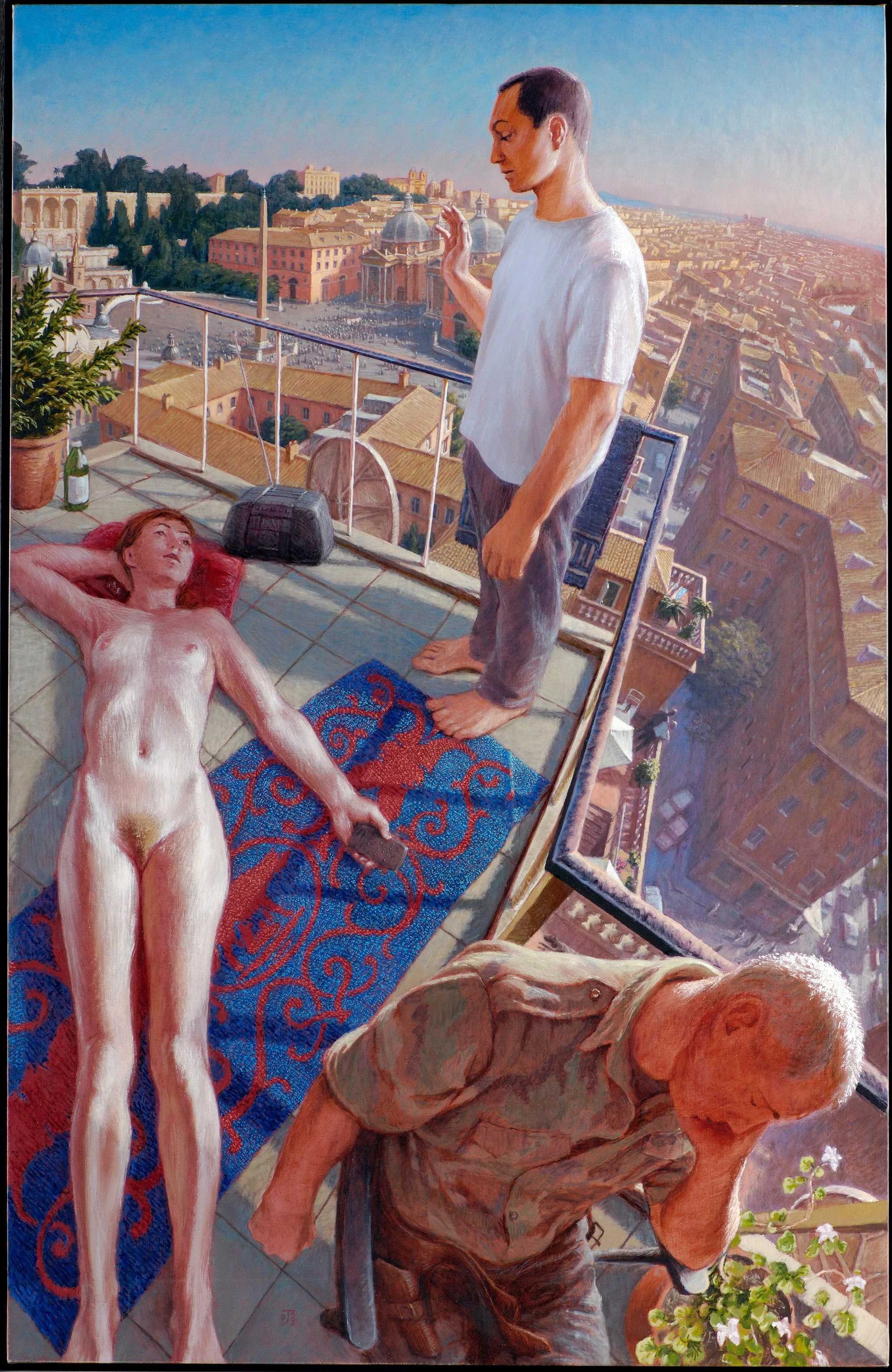 JB04 Constantine's Dream	Constantine's Dream, 2004, oil on canvas, 54 x 36