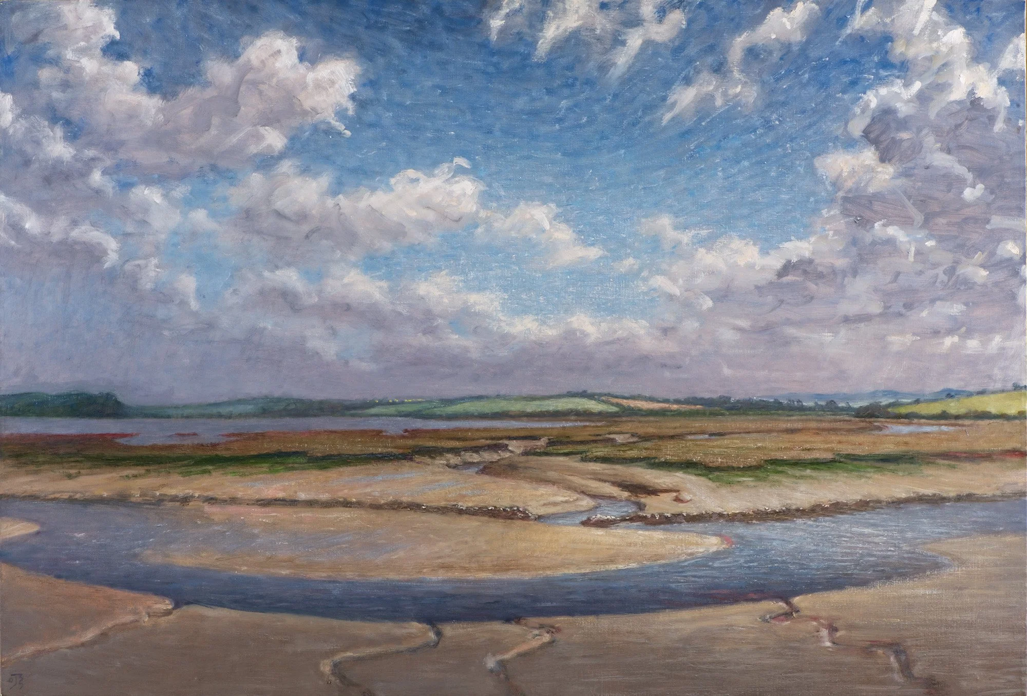 JB02 The Camel River	The Camel River, 2002, oil on canvas, 36 x 50