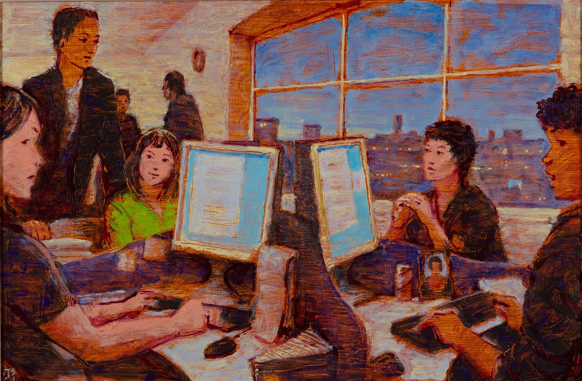 JB11 By Five o'clock	By Five o'clock, 2011, oil on panel, 10 x 15