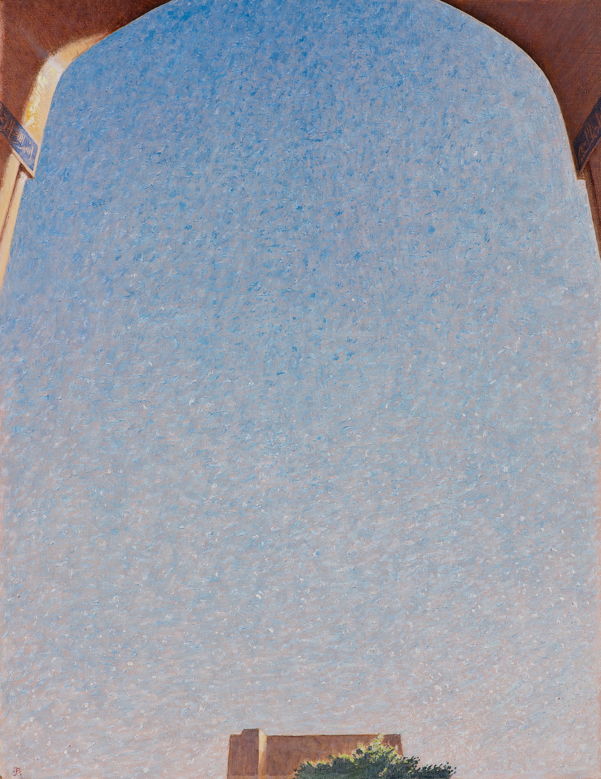From an Iwan, 2011, oil on panel, 22 x 15