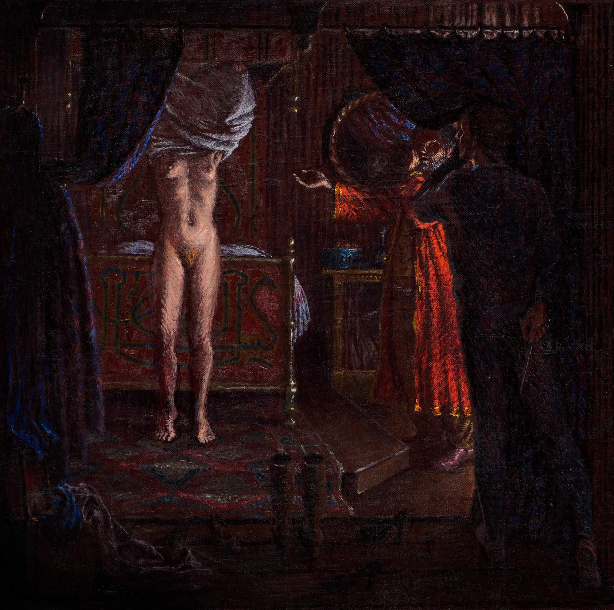 Candaules, 2012, oil on canvas, 18 x 18