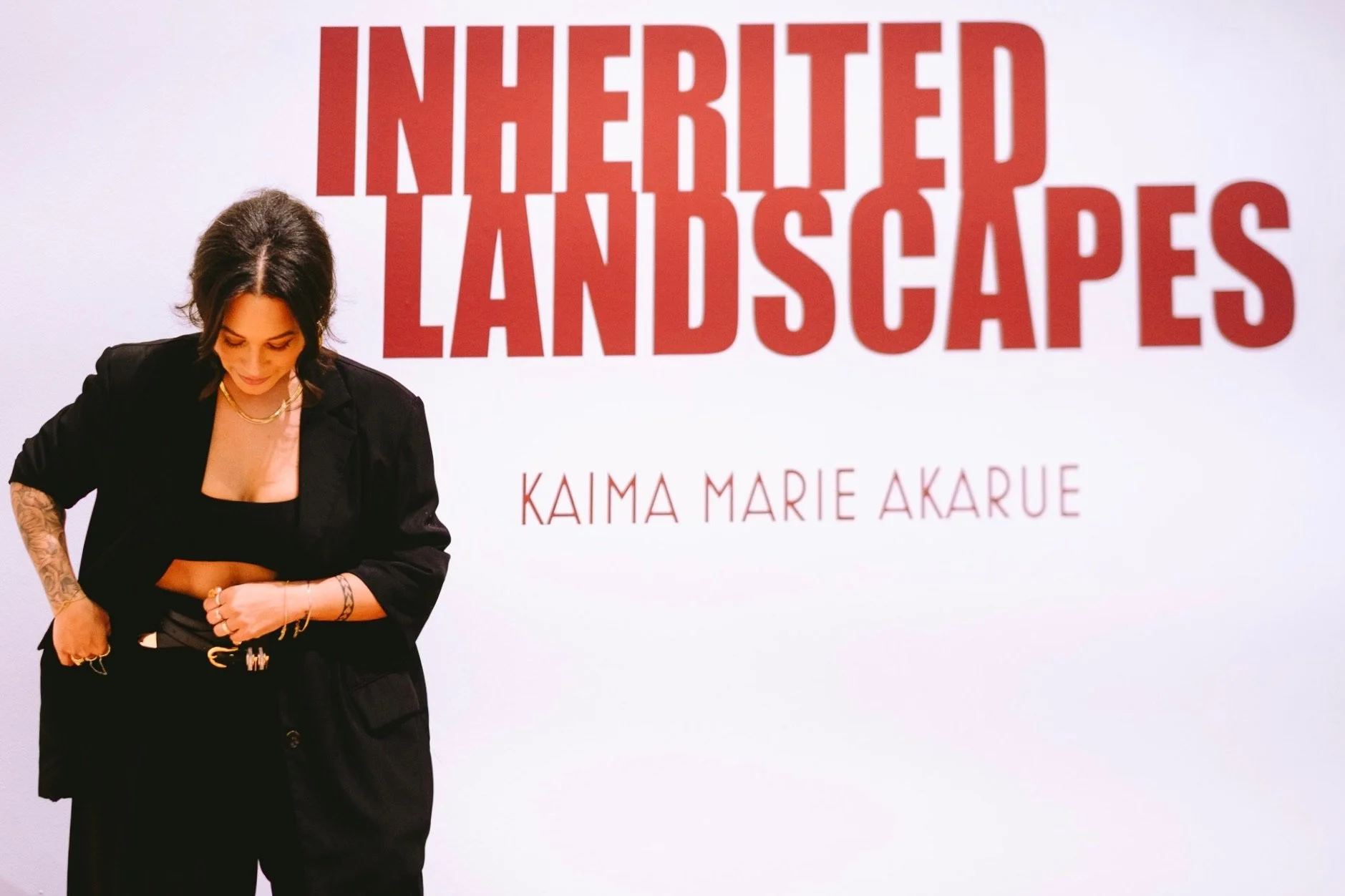 Inherited Landscapes Opening Reception 2026, photographed by B Moye