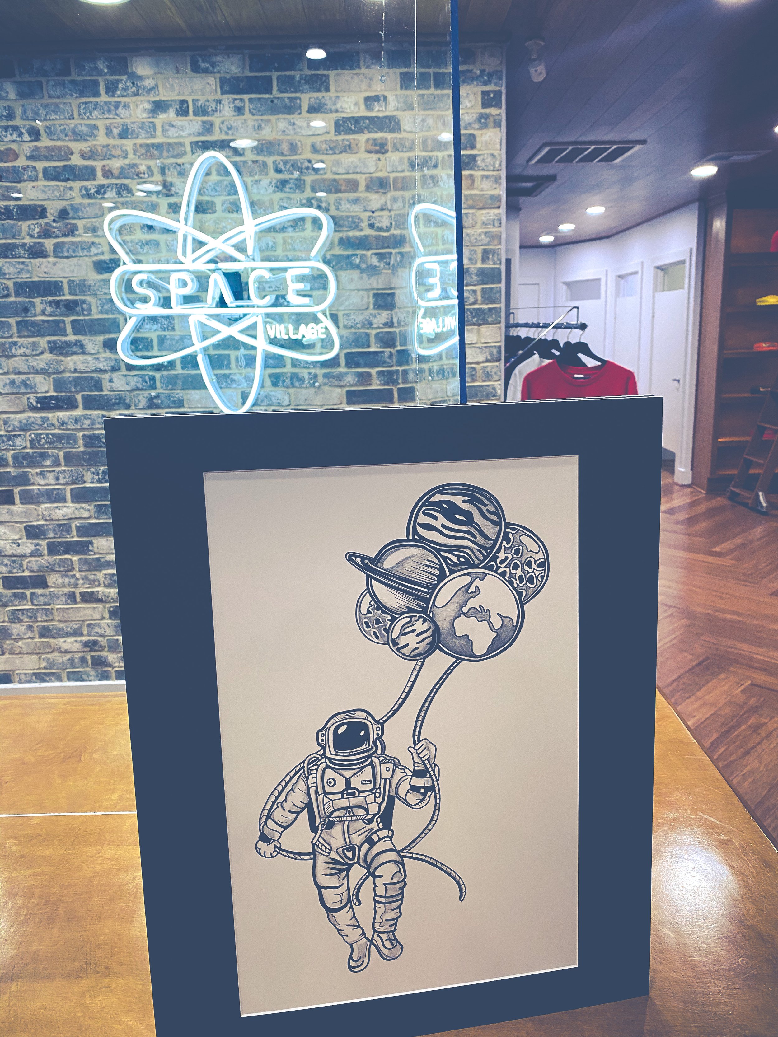 Hand- drawn sketches for client proofs
