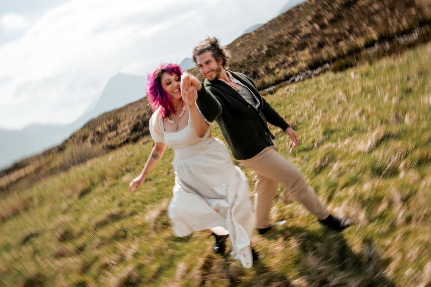 Pure frolicking goodness. Love love love these two and loveee Isle of Skye in Scotland so much.