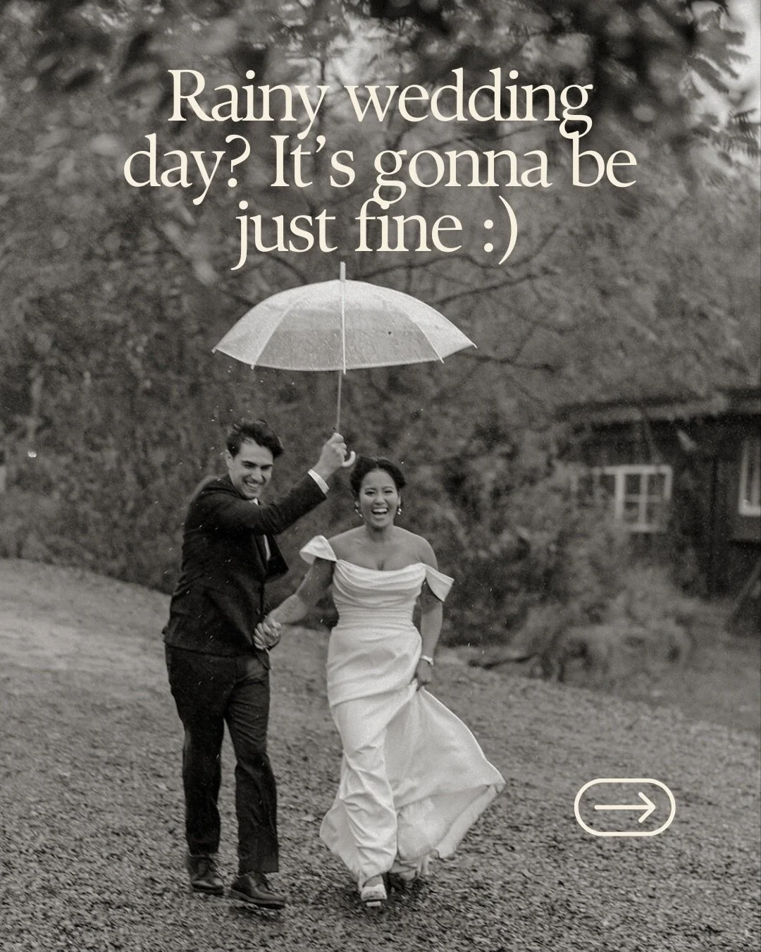 Our couples are truly a masterclass in the best vibes on rainy days. We know it&rsquo;s not usually the ideal scenario, but if you embrace it and stay flexible, we promise you&rsquo;ll have the BEST day!! Plus, we&rsquo;re always here to help you nav