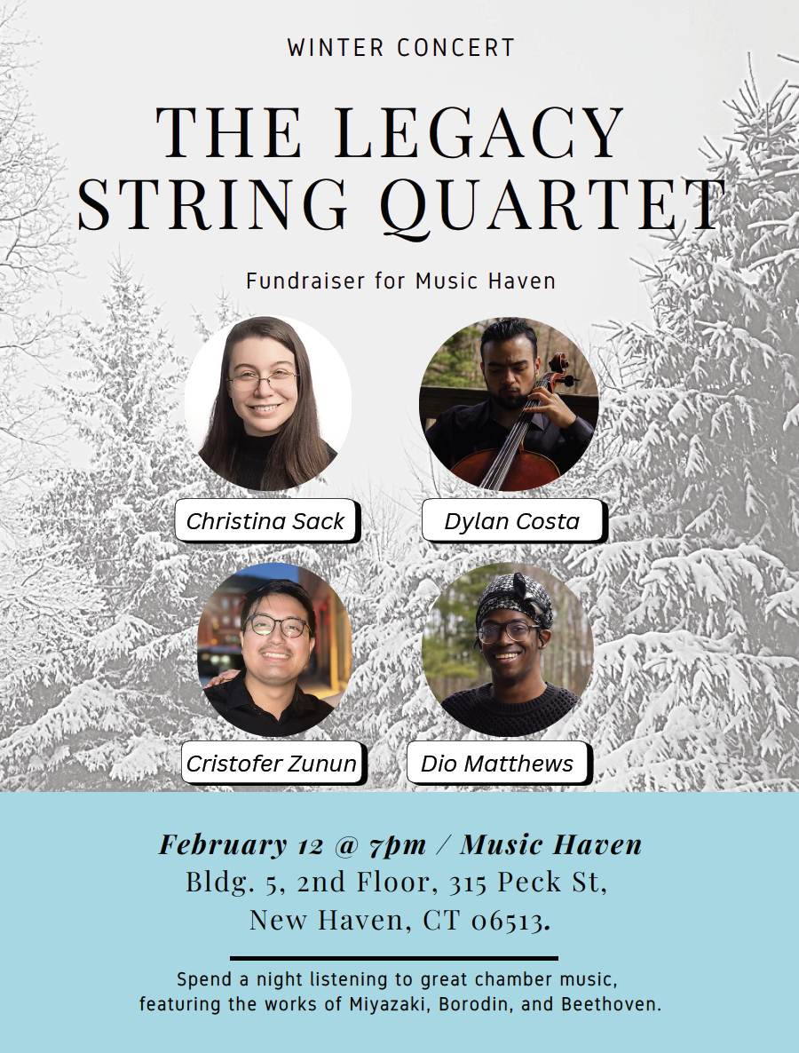 The Legacy String Quartet Winter Concert