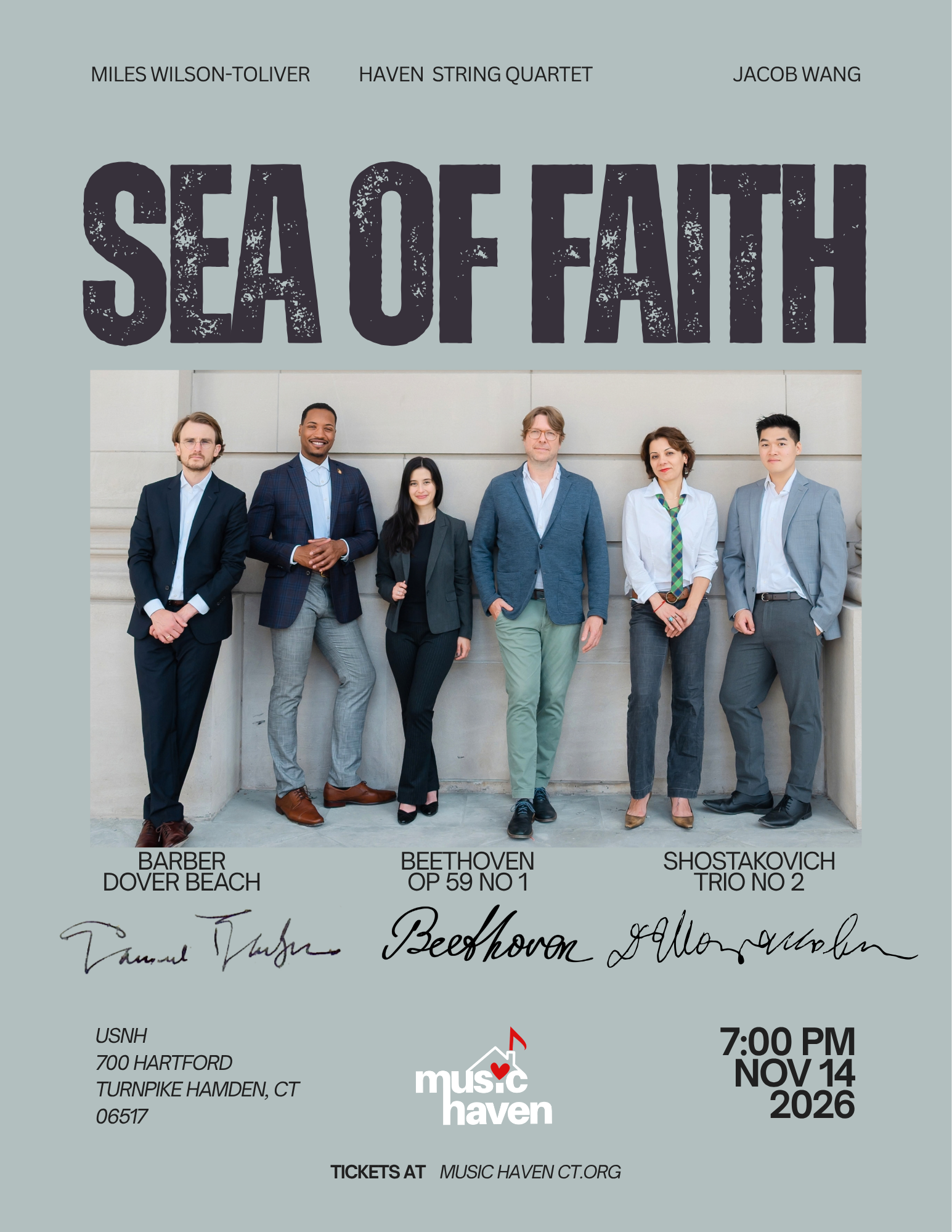 Chamber Series Concert I: sea of faith