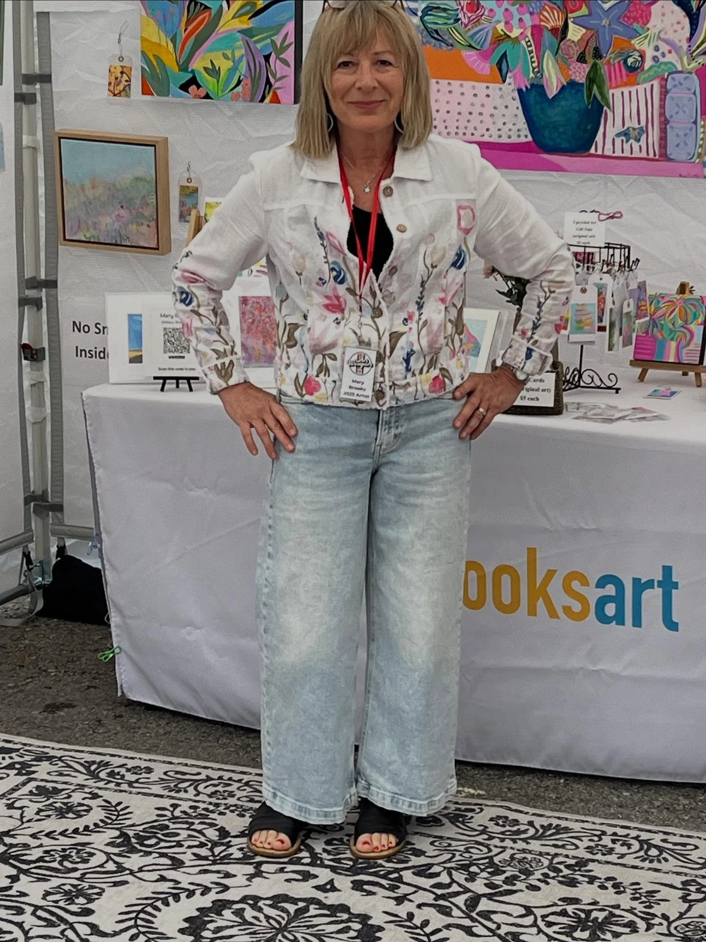 All set up ready for business here at Art Westport! We’re here until 9 tonight. Back tomorrow 10-9 and Sunday 11-5.