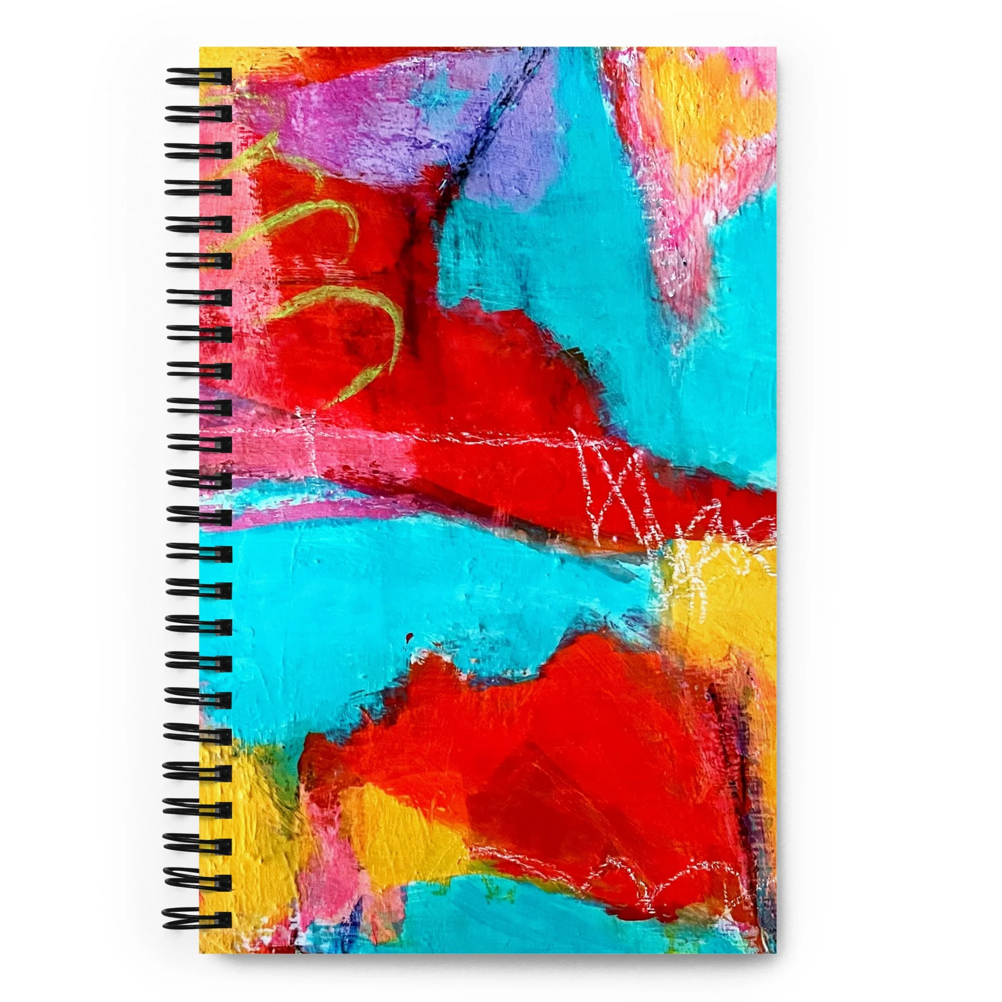 "Abstract #2" Spiral Notebook