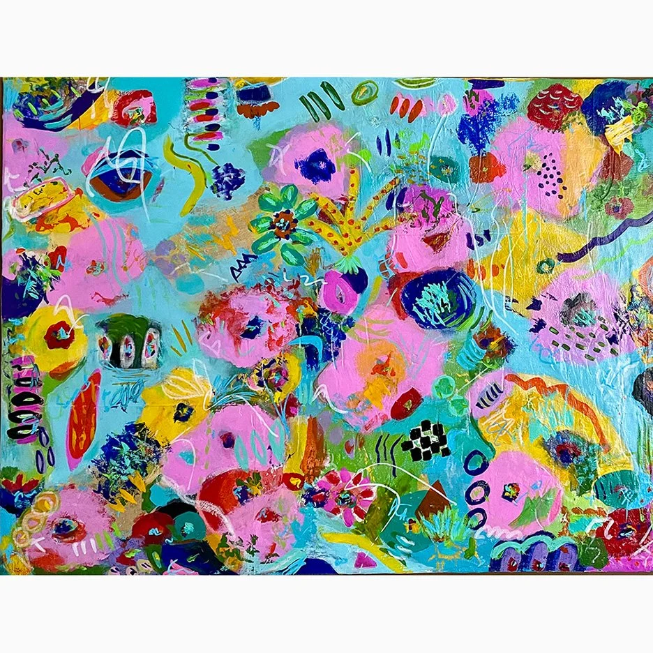 Original painting titled "Market Basket"