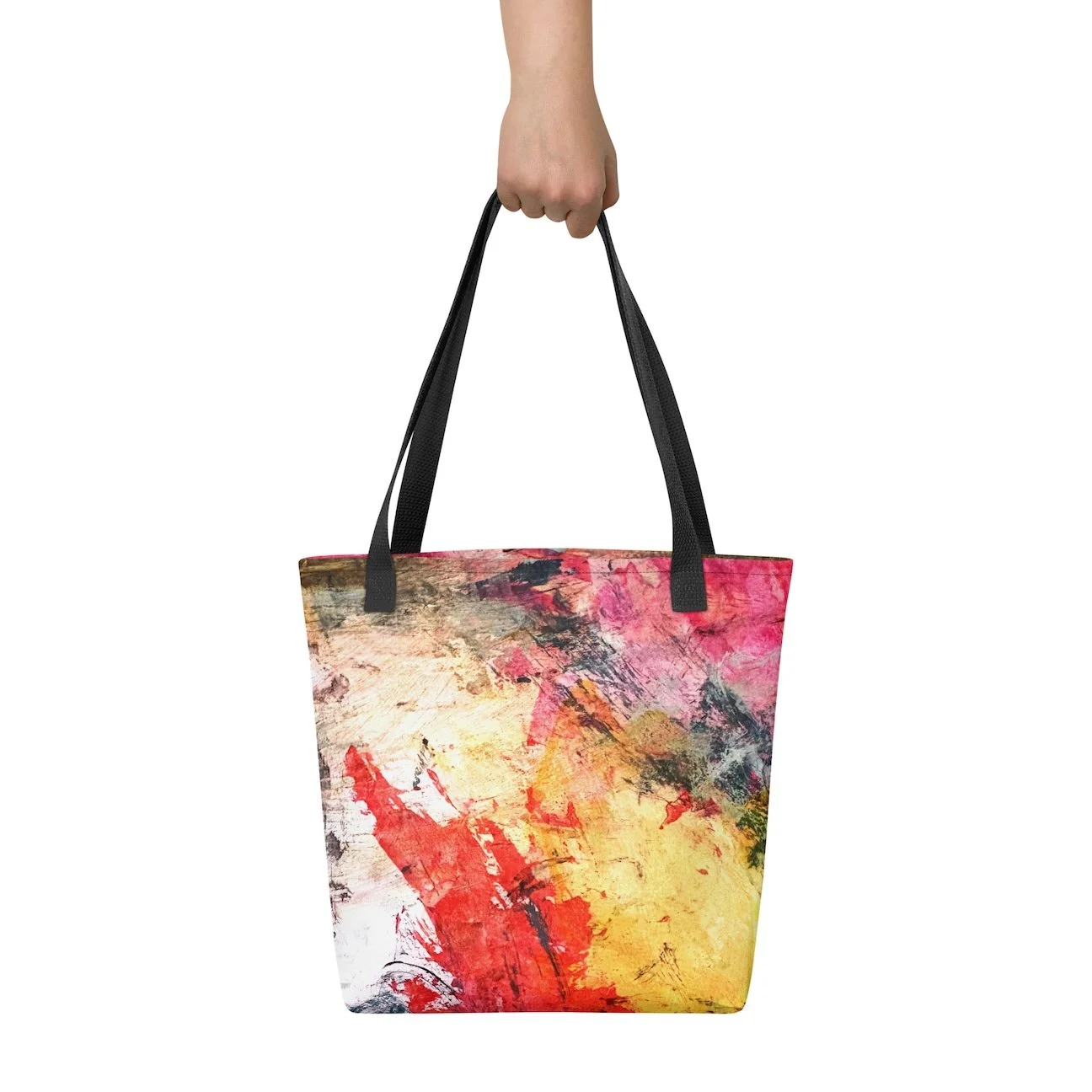 hand-holding-all-over-print-tote-bag