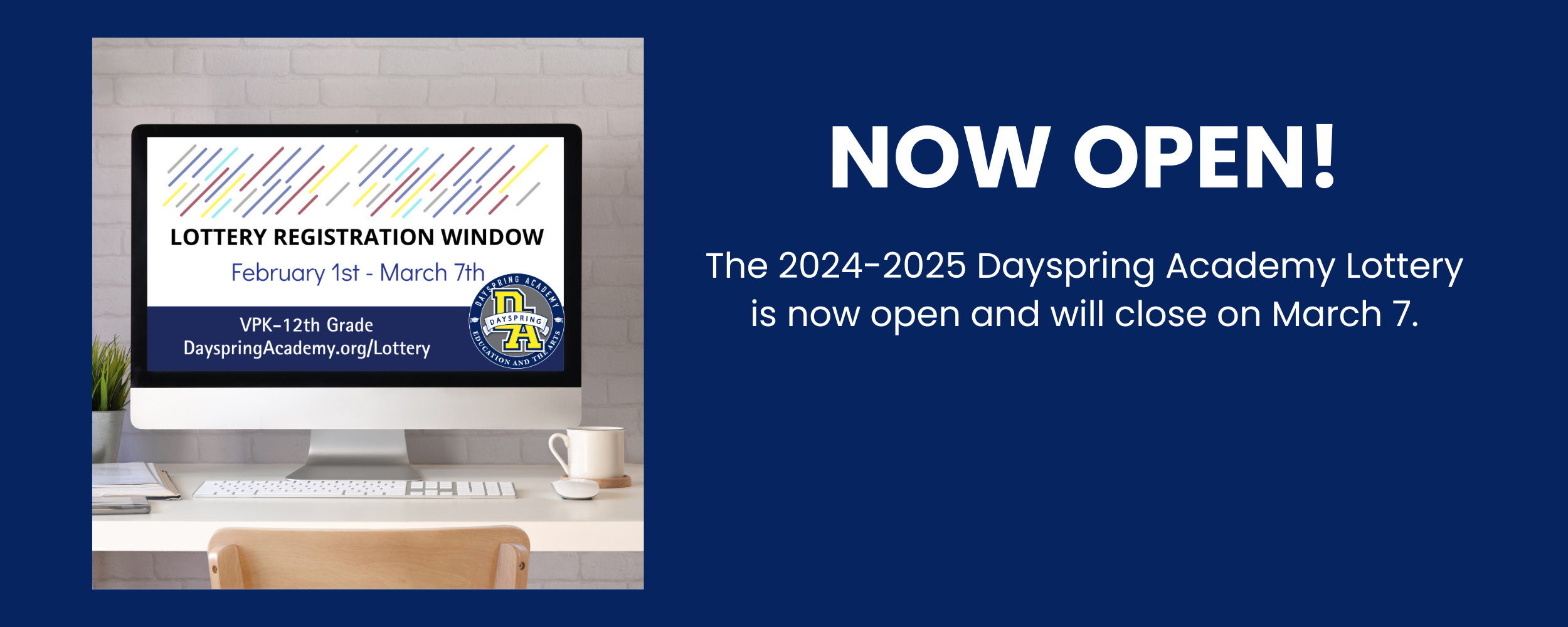 Lottery & Registration — Dayspring Academy