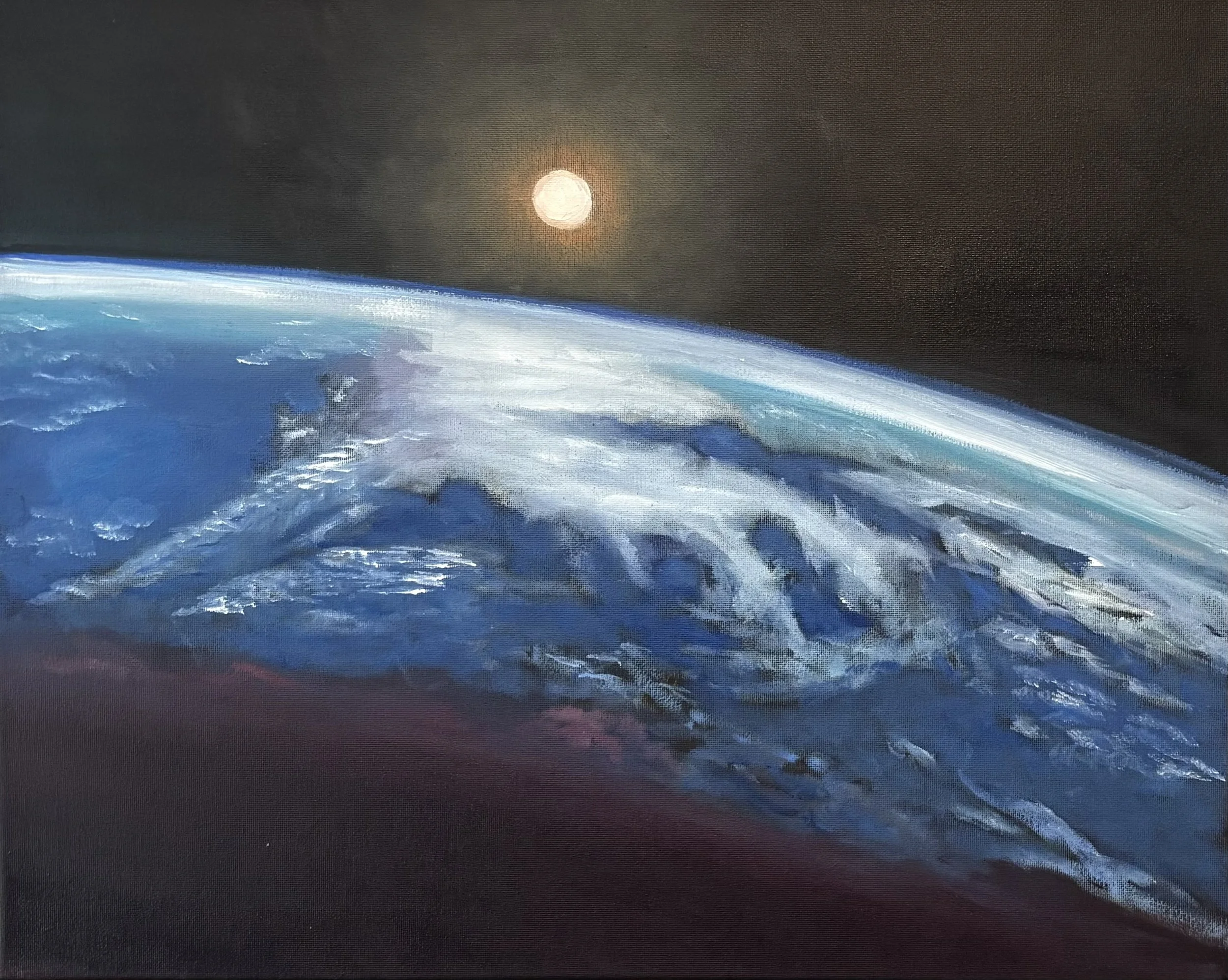 Blue Marble, Oil 16 x 20