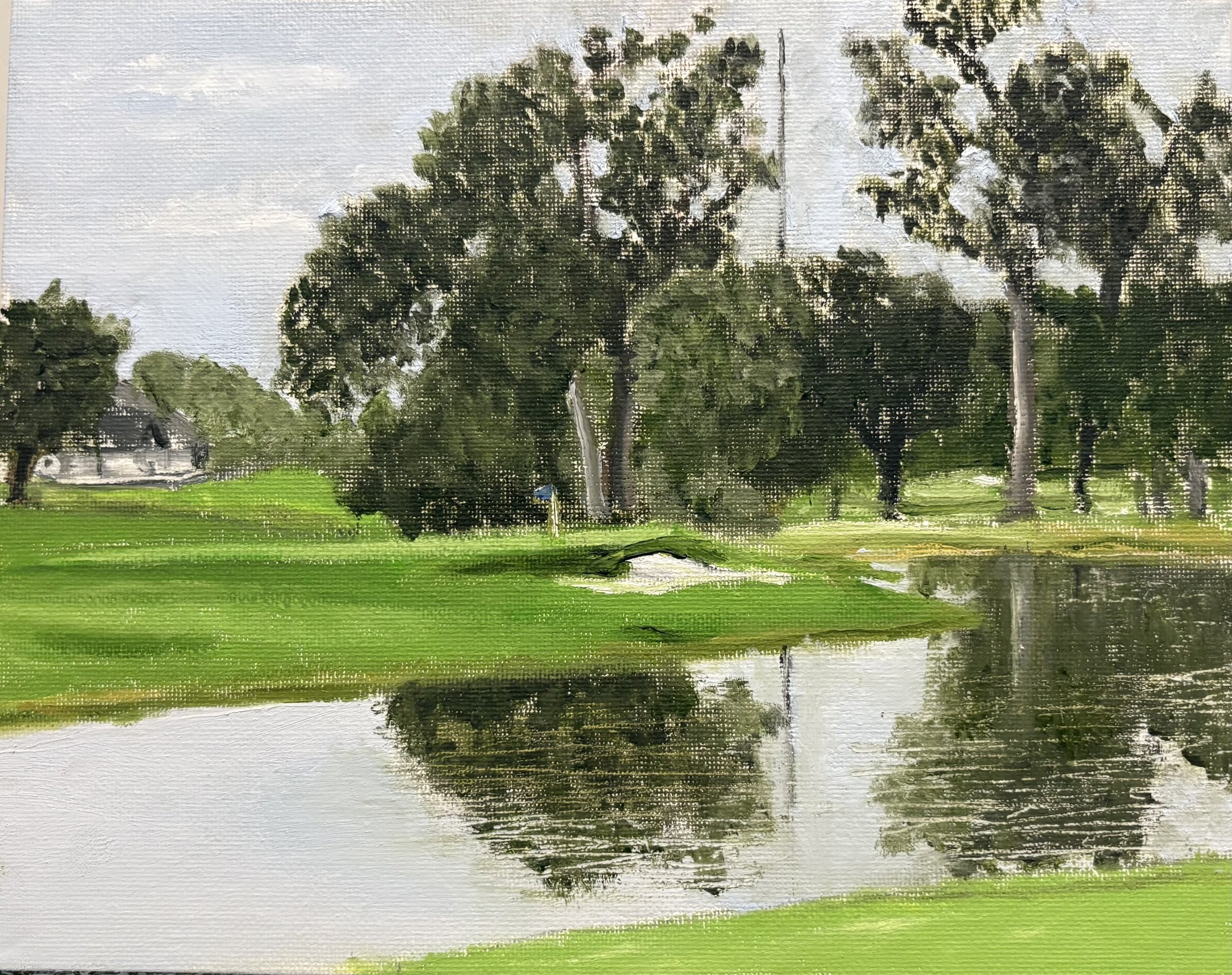 Hole in One, Oil 8 x 10