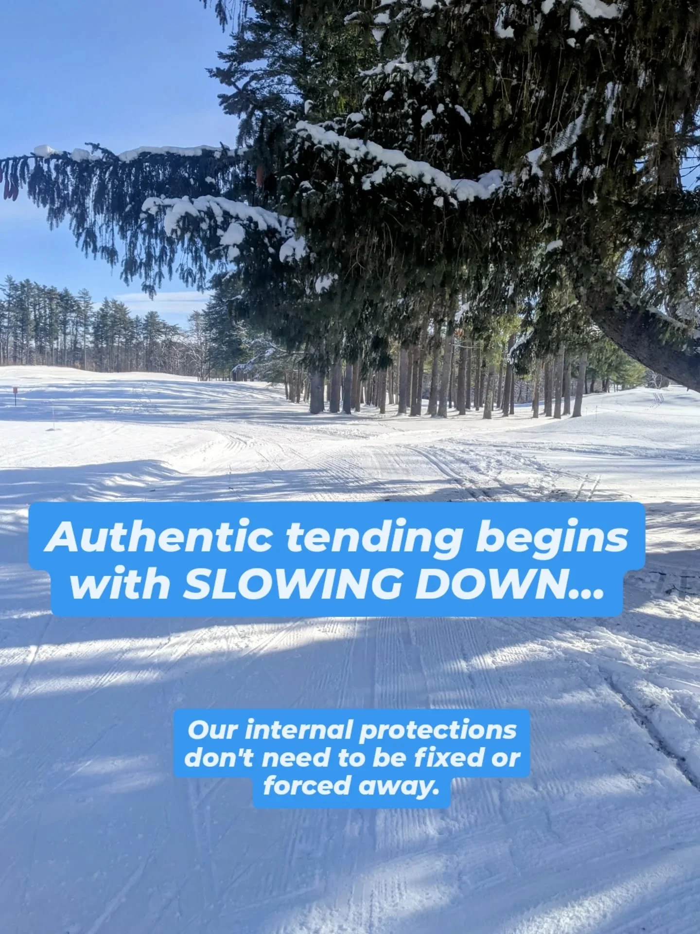 This kind of presence requires safety. 

And most of us need support to stay with what&rsquo;s uncomfortable without becoming overwhelmed. 

Healing doesn&rsquo;t happen alone.

Staying busy, overworking, addictions, people-pleasing, self-reliance, d