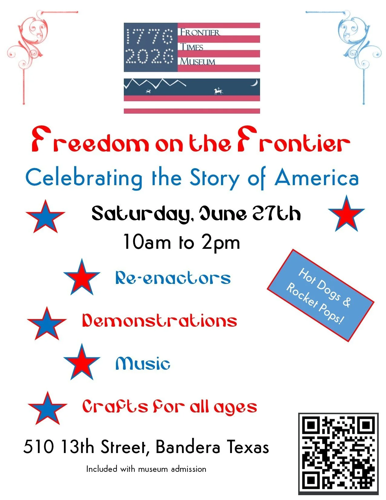 Two Days of 250th Birthday America Celebrations: Freedom on the Frontier