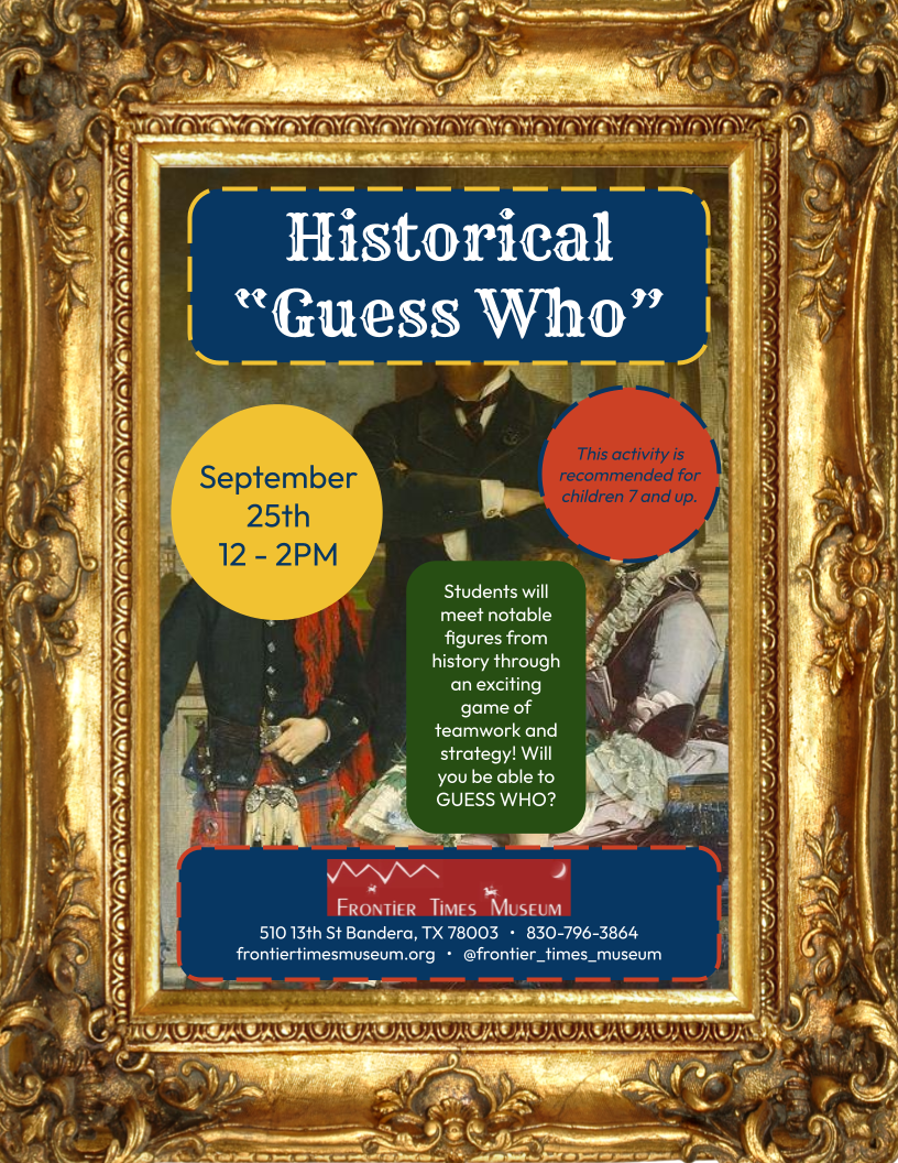 Historical "Guess Who" — Fridays at the Museum